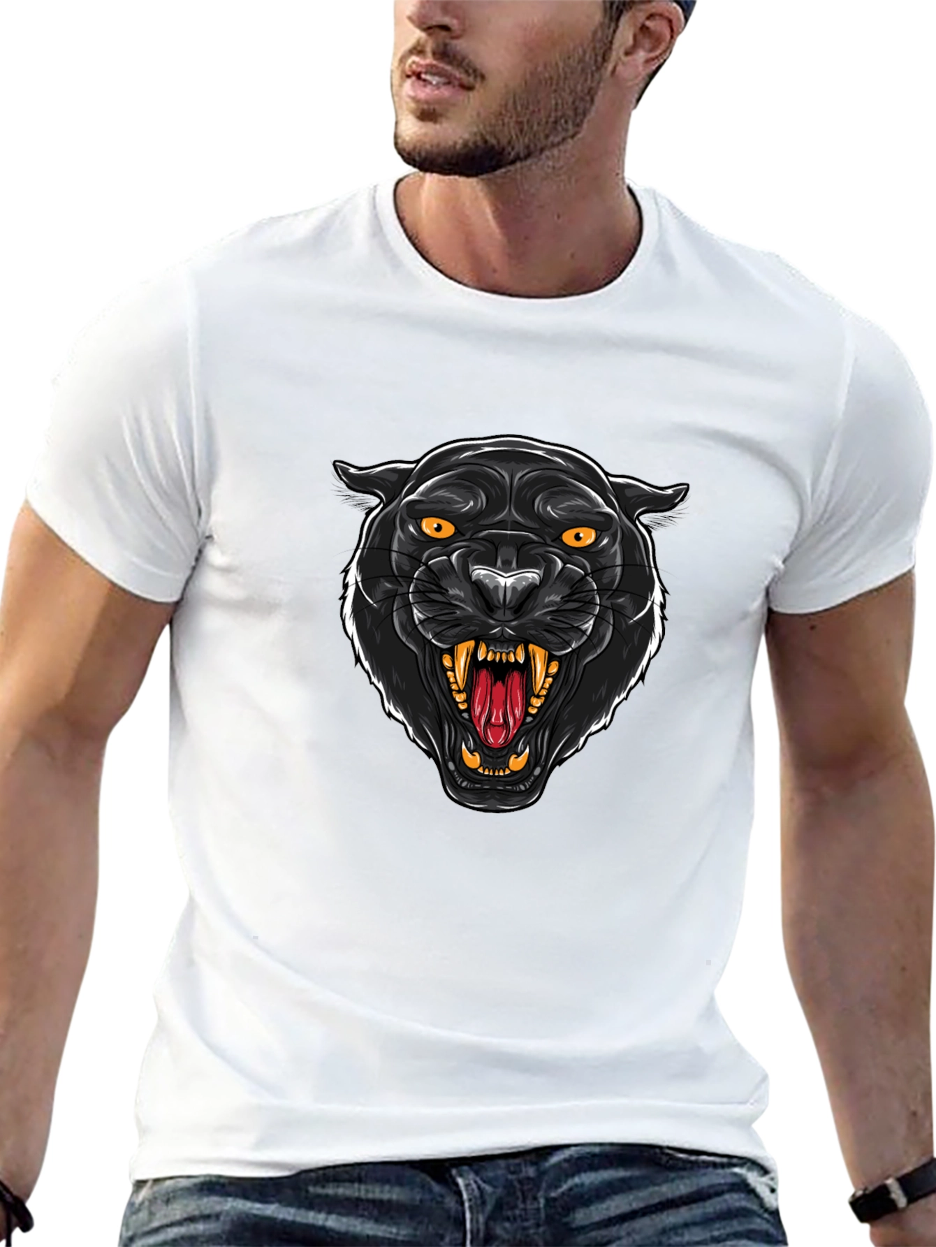 Black Panther Graphic Tee - Fierce & Stylish
