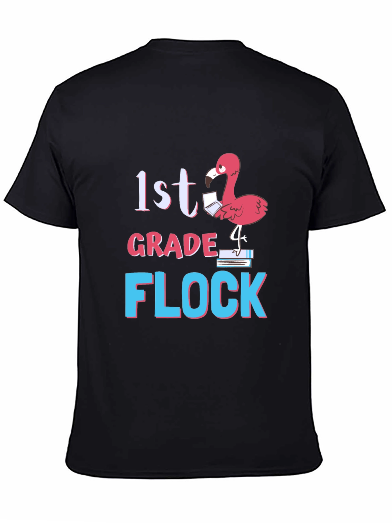 1st Grade Flock Flamingo T-Shirt
