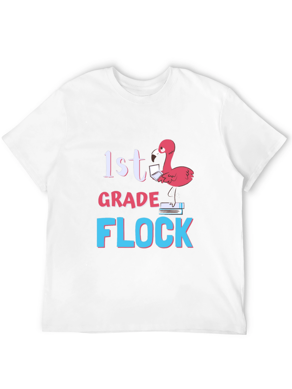 1st Grade Flock Flamingo T-Shirt