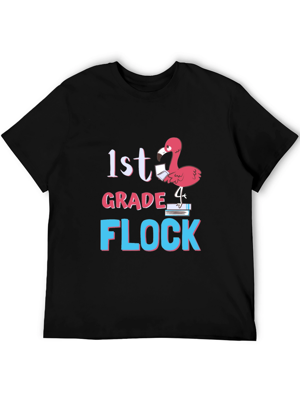 1st Grade Flock Flamingo T-Shirt