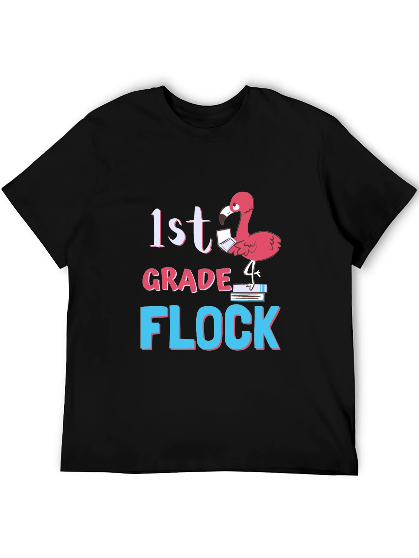 1st Grade Flock Flamingo T-Shirt