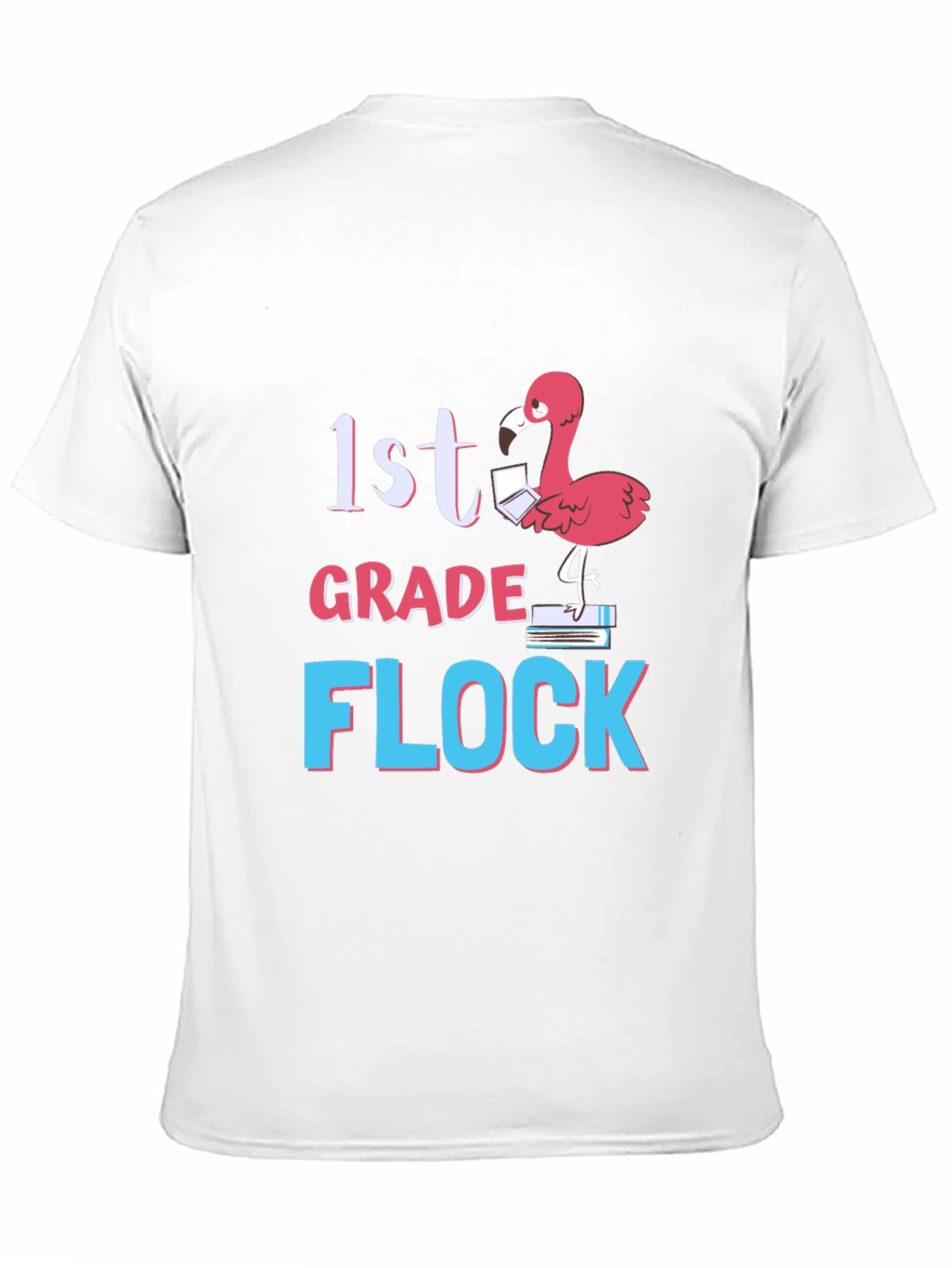 1st Grade Flock Flamingo T-Shirt
