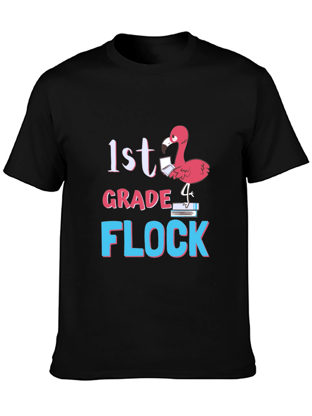 1st Grade Flock Flamingo T-Shirt