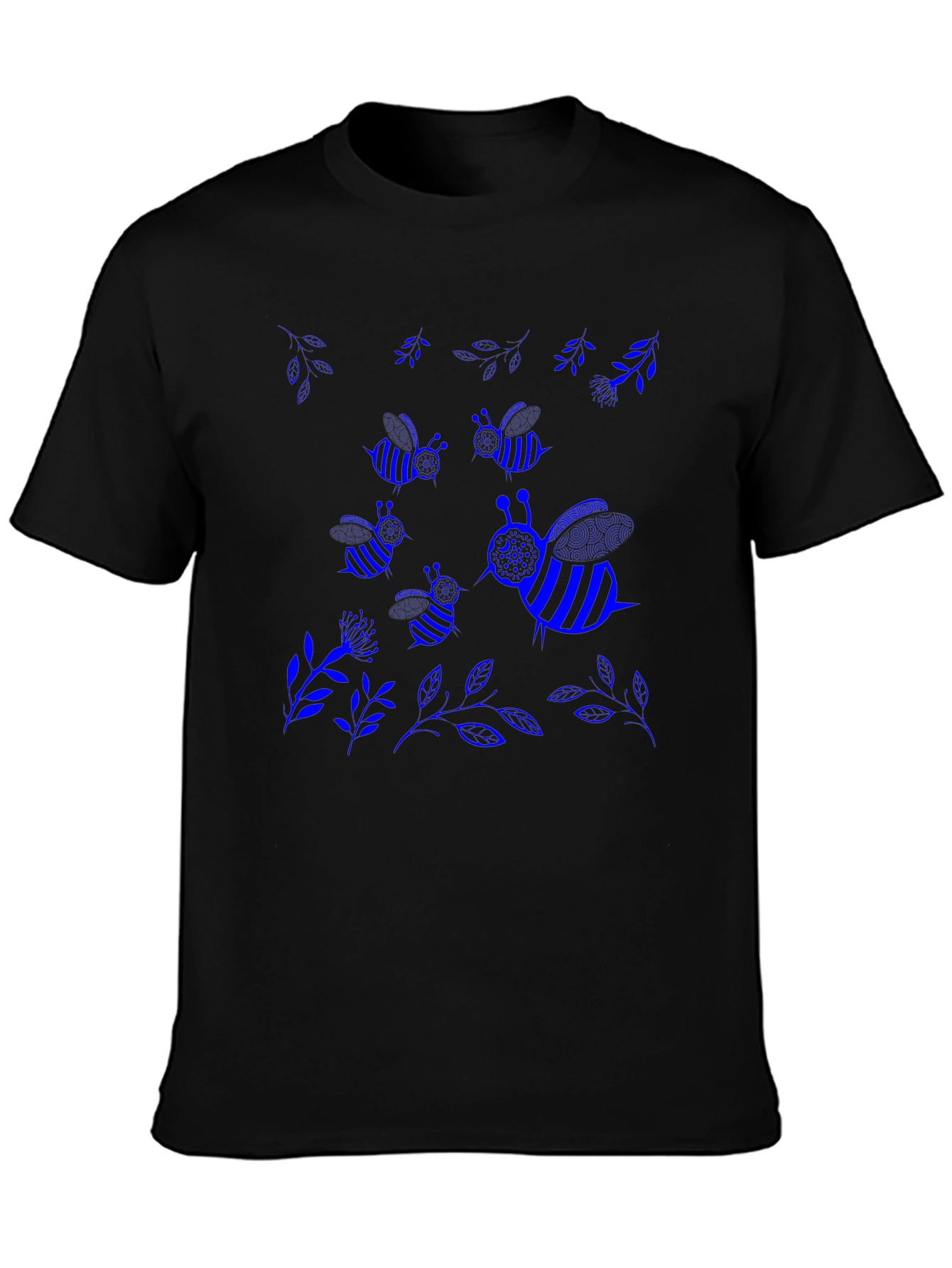 Bee Graphic Black T-Shirt
