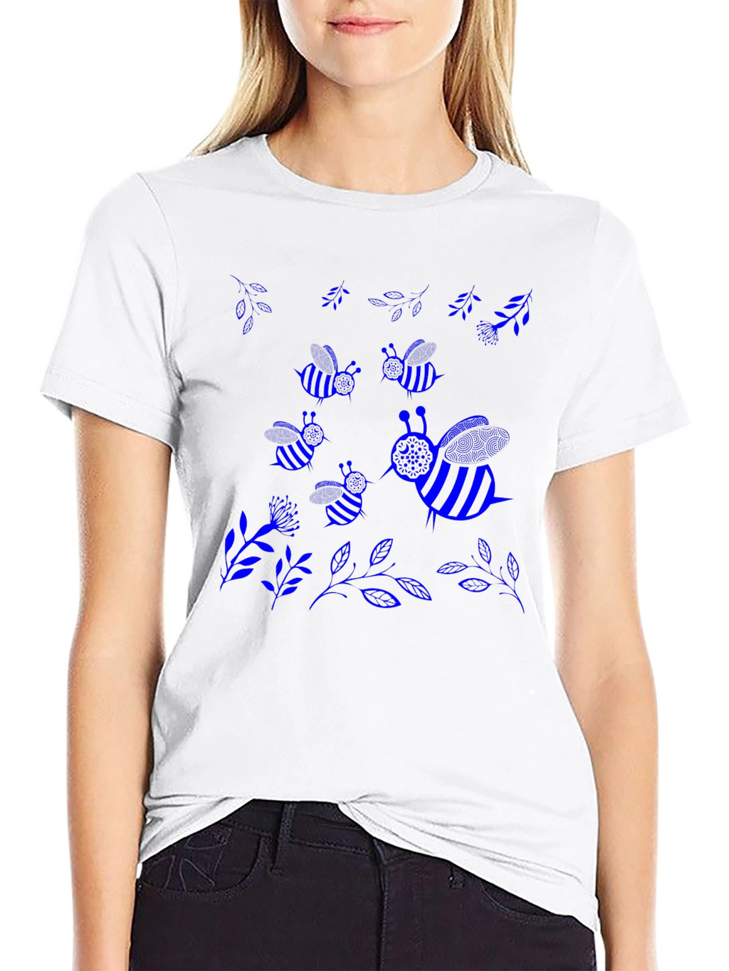 Bee Graphic Black T-Shirt