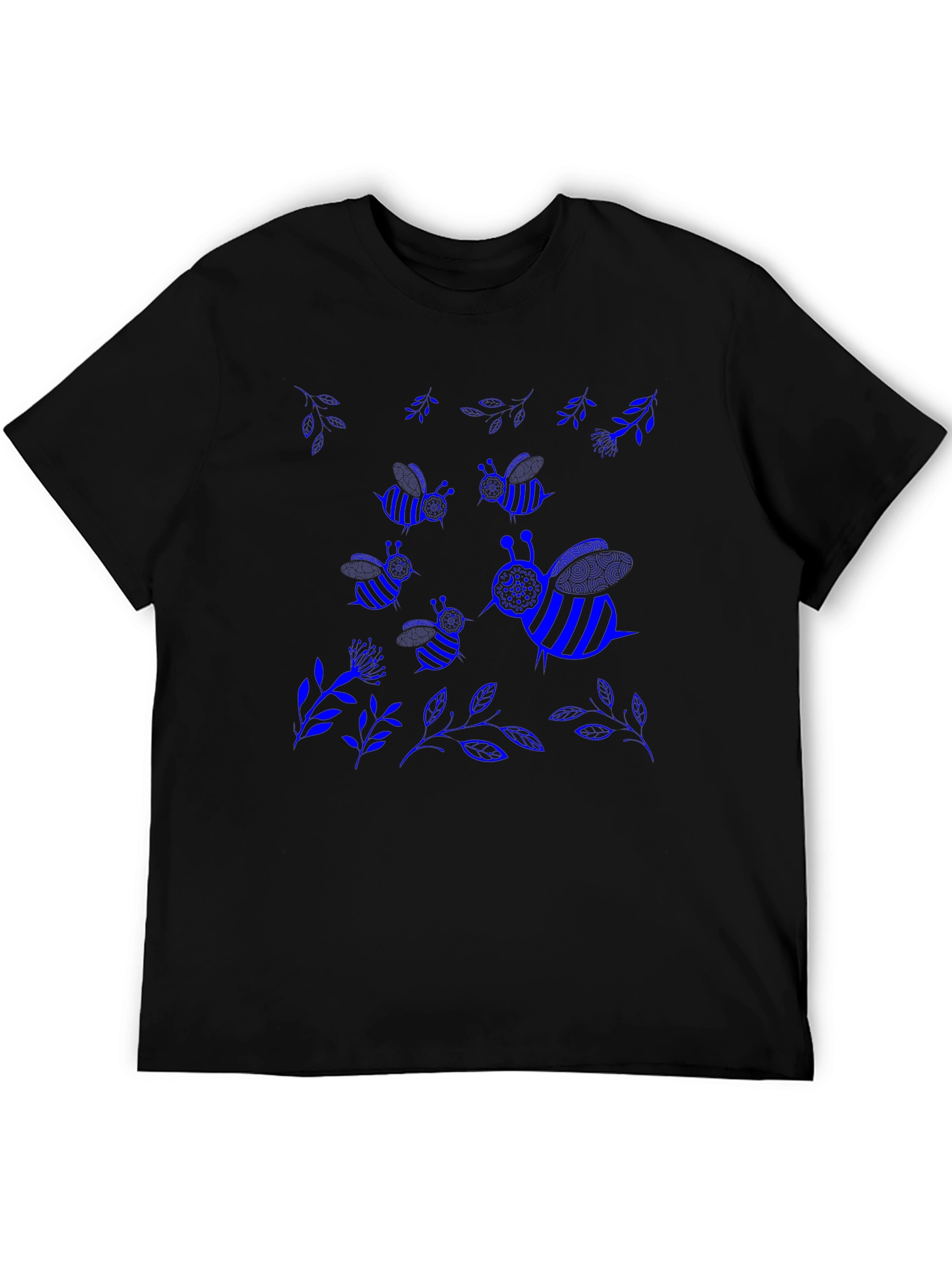 Bee Graphic Black T-Shirt