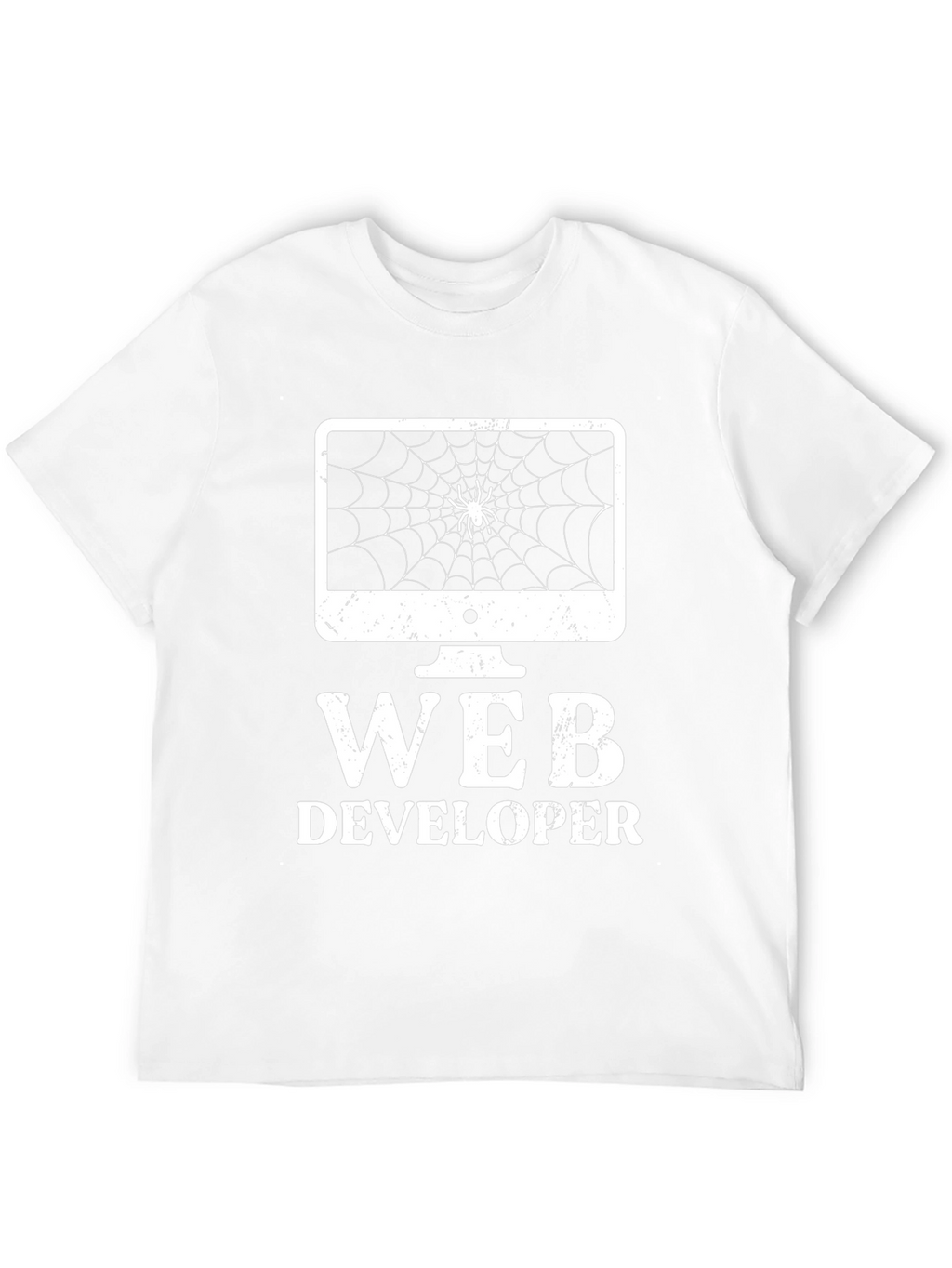 Web Developer Spider Web Graphic T-Shirt
