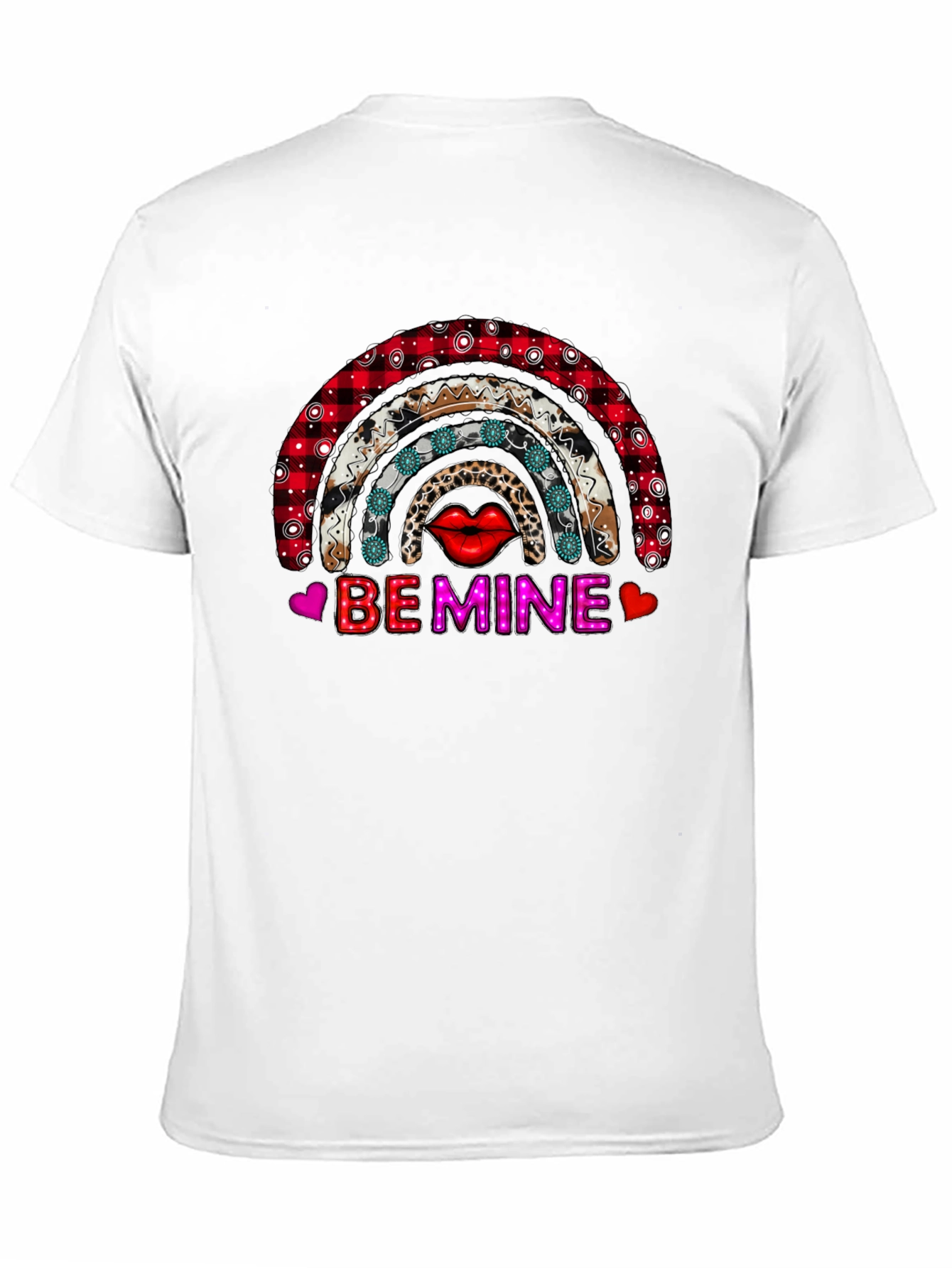 Be Mine Valentines Rainbow T-Shirt