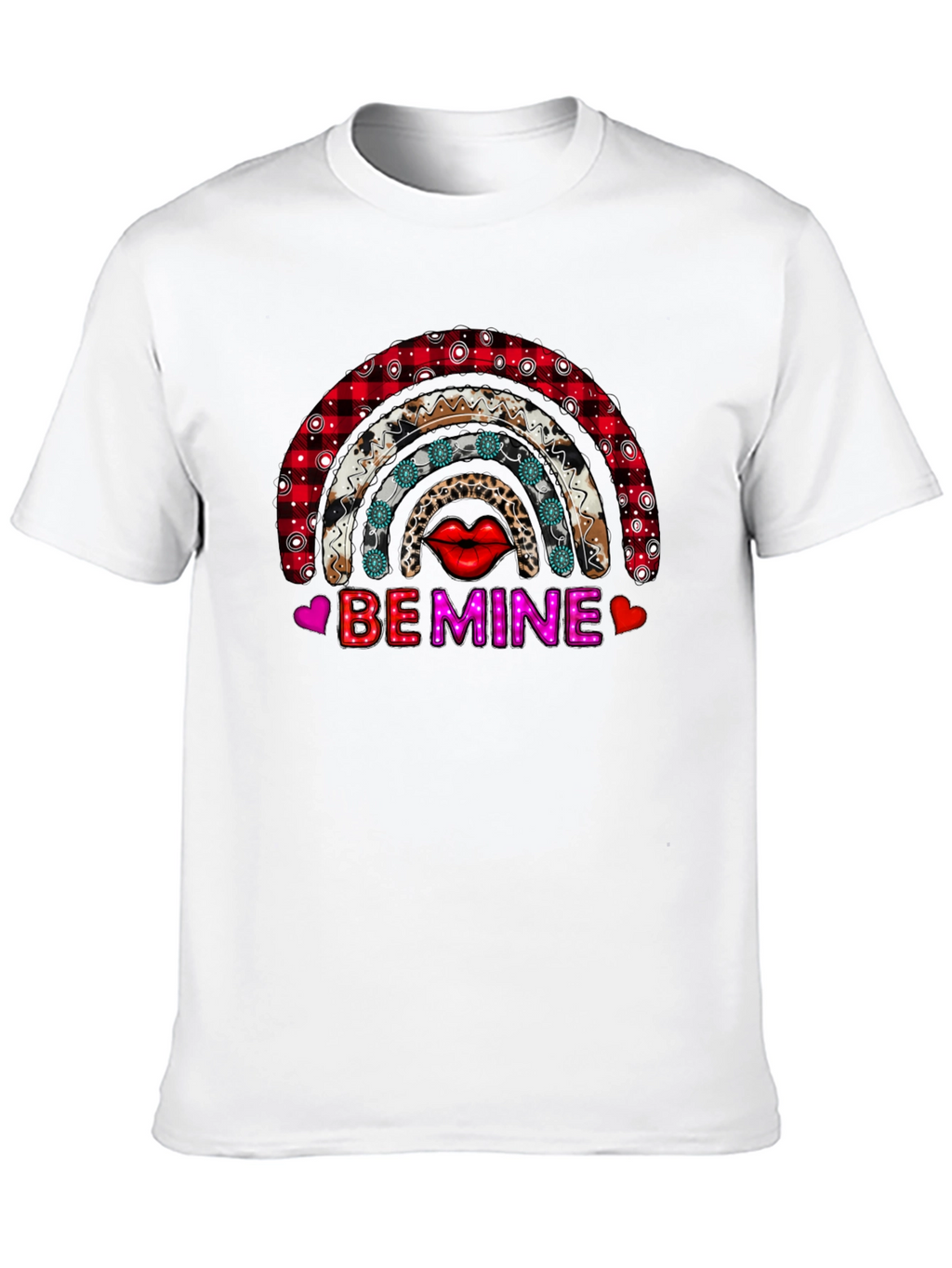 Be Mine Valentines Rainbow T-Shirt