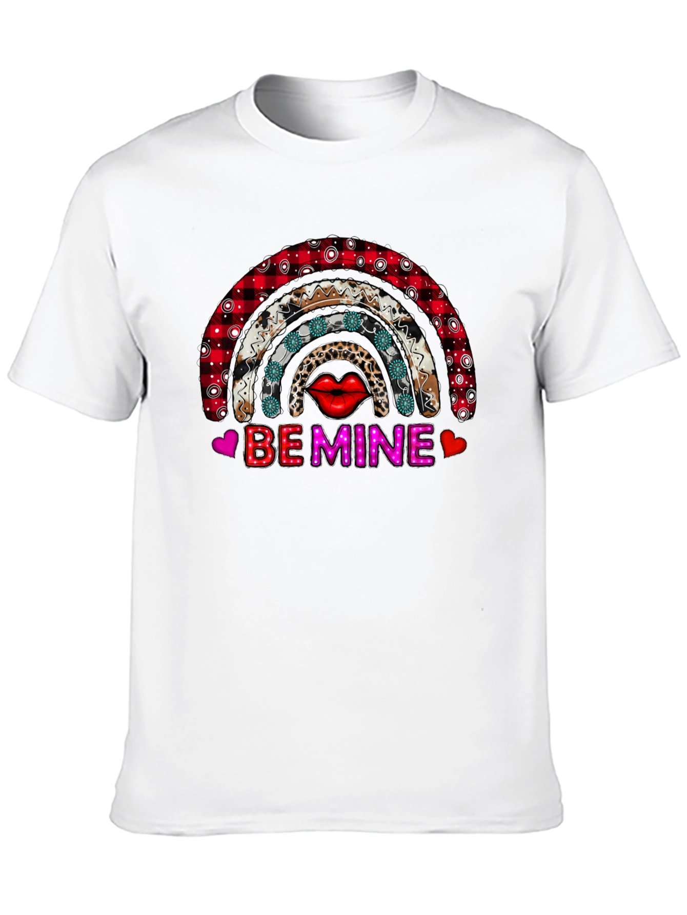Be Mine Valentines Rainbow T-Shirt