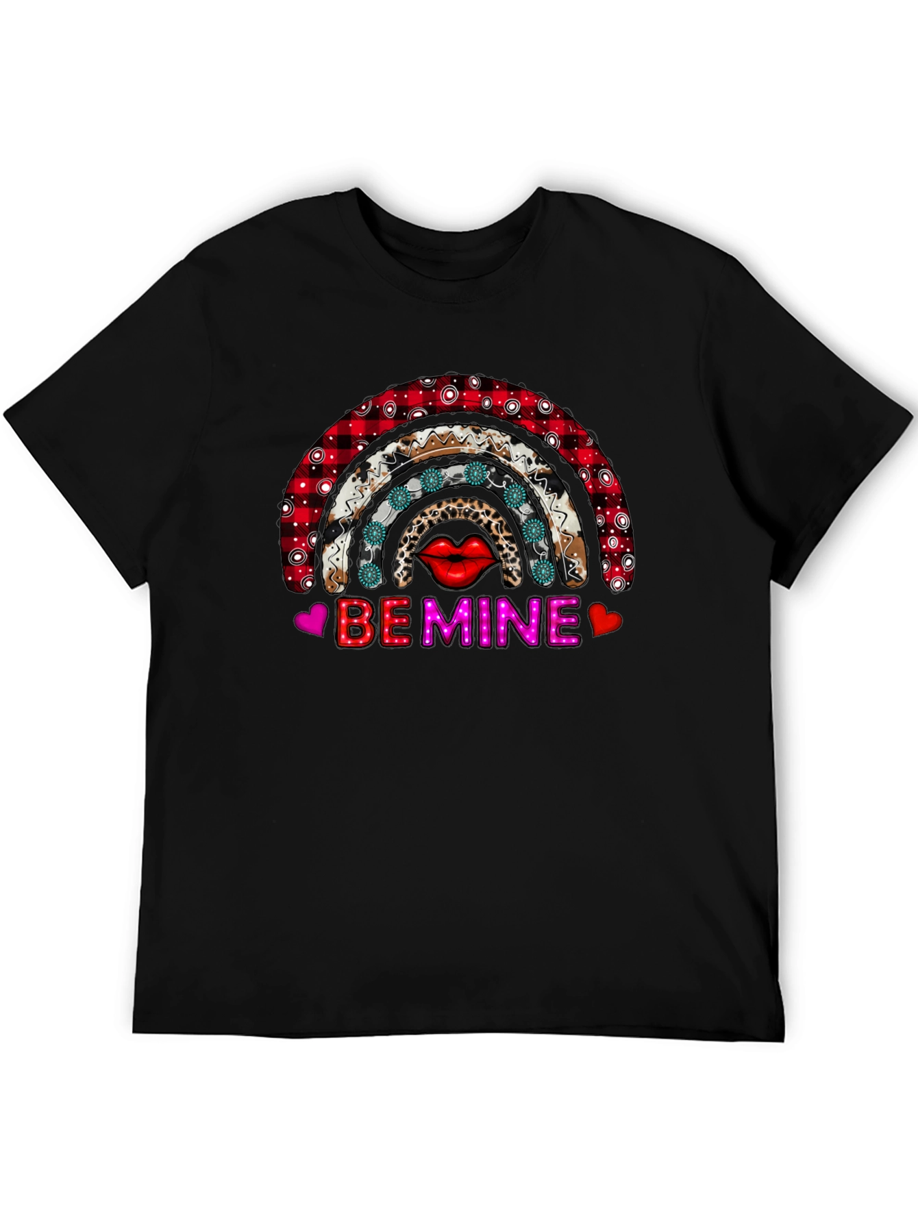 Be Mine Valentines Rainbow T-Shirt