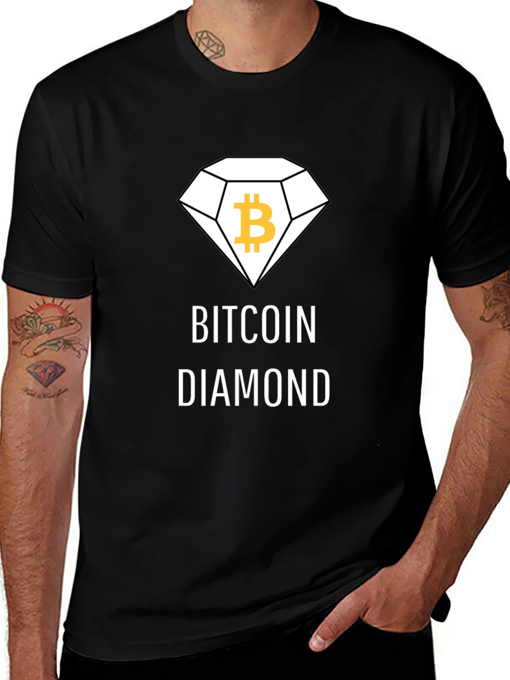 Bitcoin Diamond Black T-Shirt