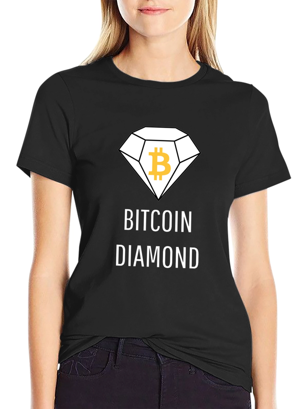 Bitcoin Diamond Black T-Shirt
