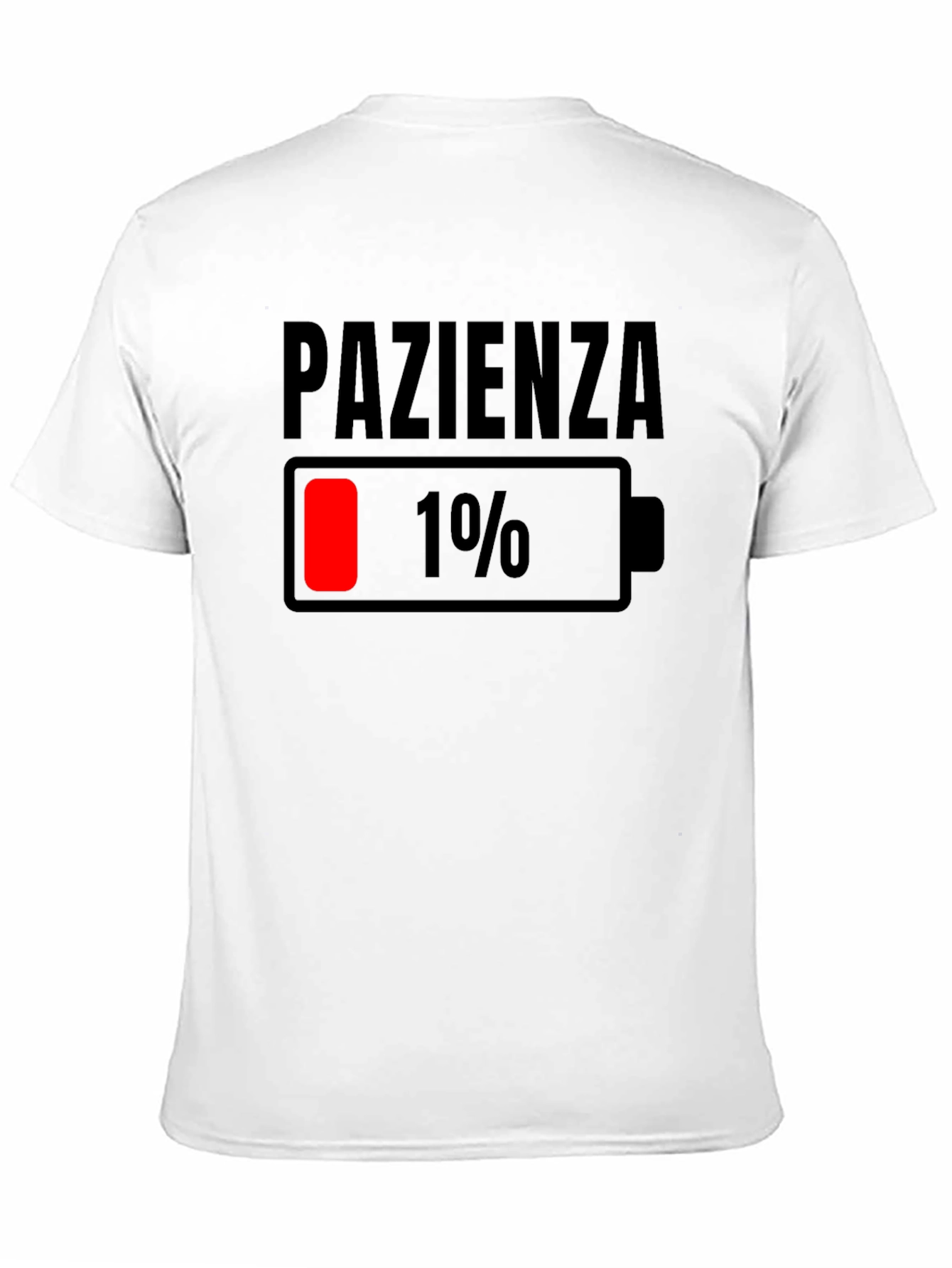 Pazienza 1% Battery Graphic Tee - Black Casual Shirt