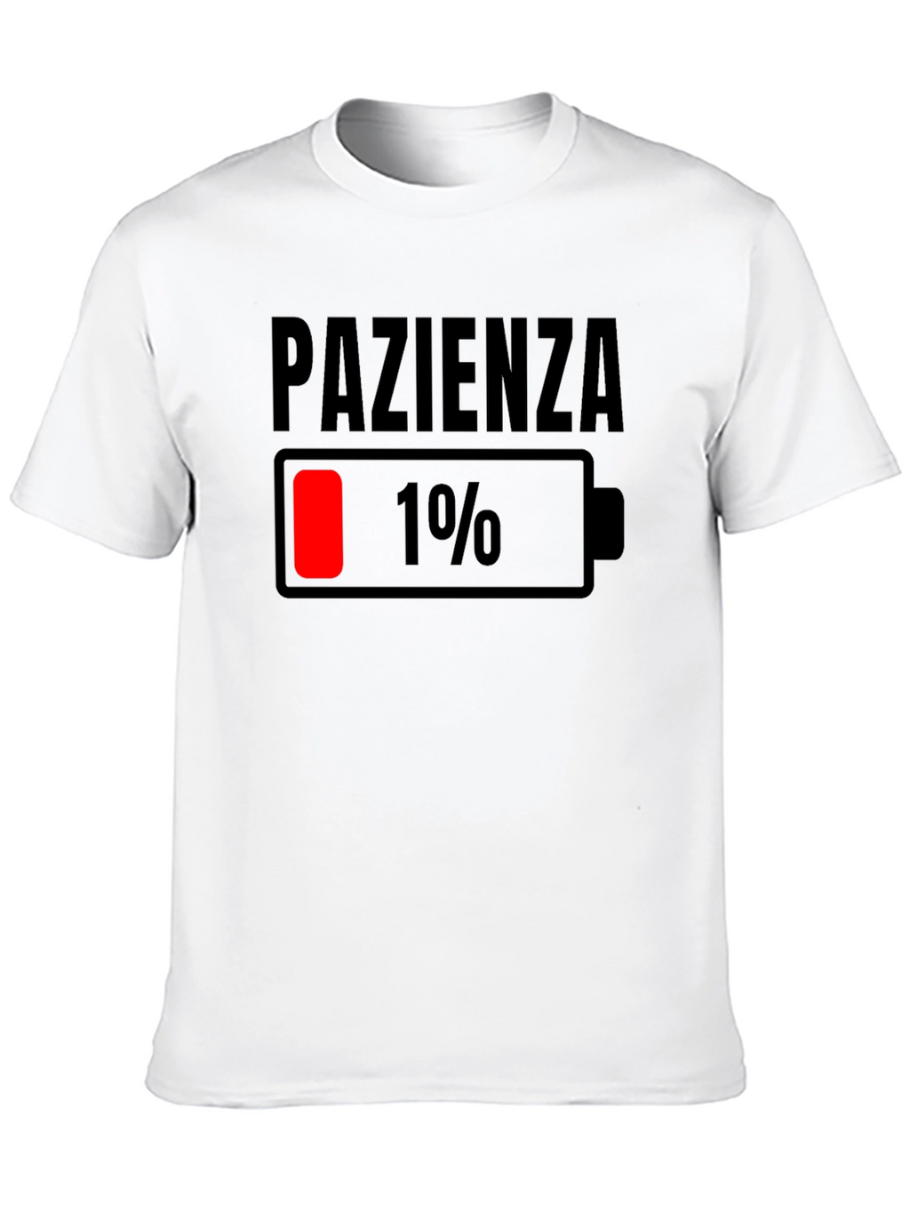 Pazienza 1% Battery Graphic Tee - Black Casual Shirt