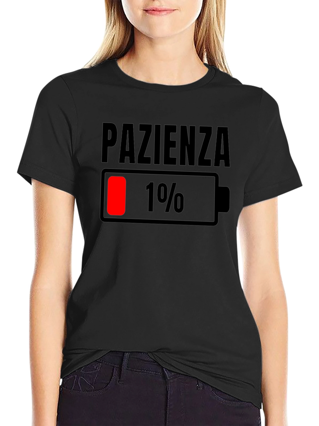 Pazienza 1% Battery Graphic Tee - Black Casual Shirt