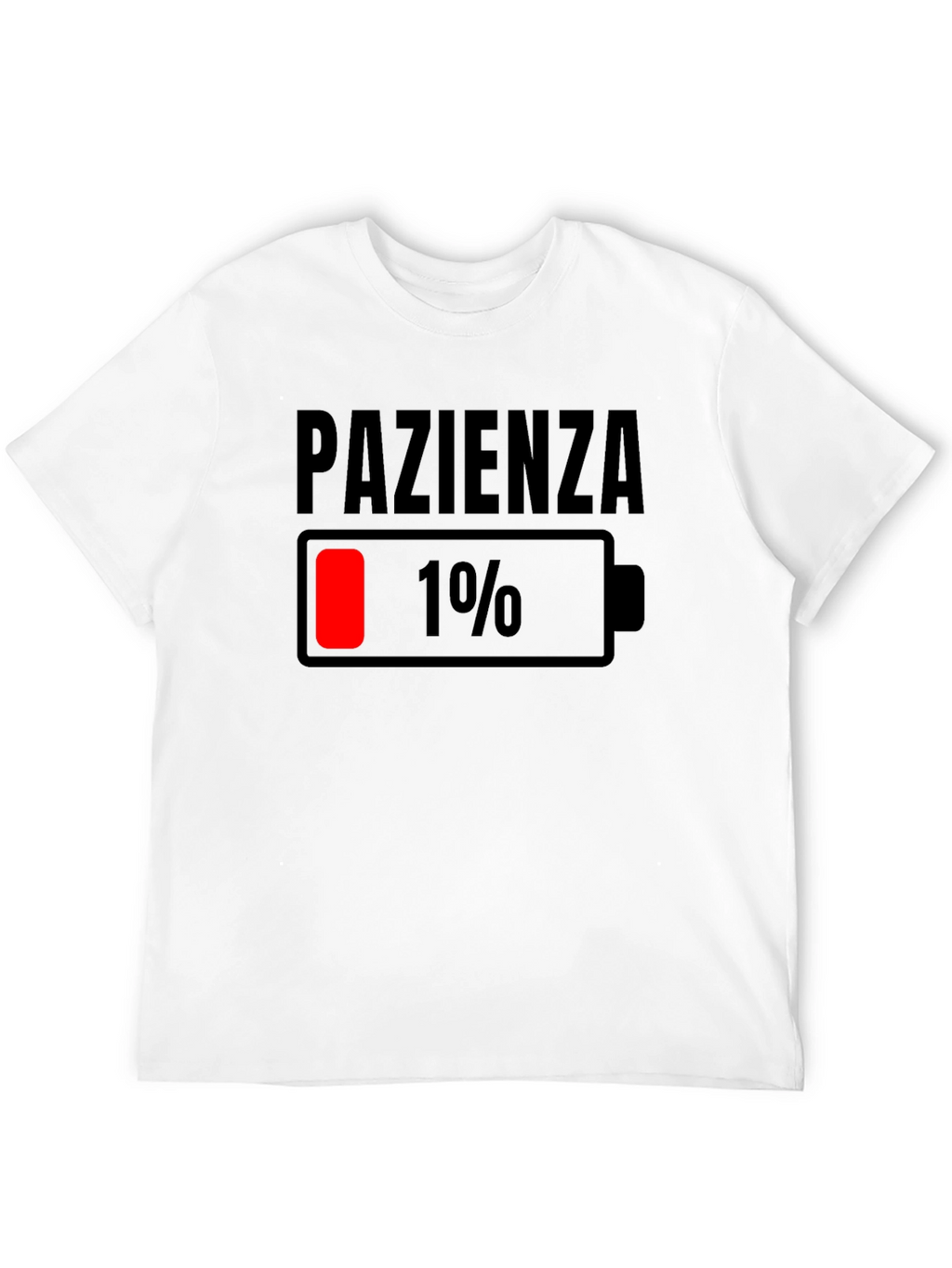Pazienza 1% Battery Graphic Tee - Black Casual Shirt