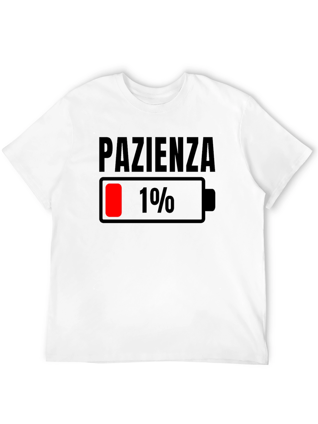 Pazienza 1% Battery Graphic Tee - Black Casual Shirt