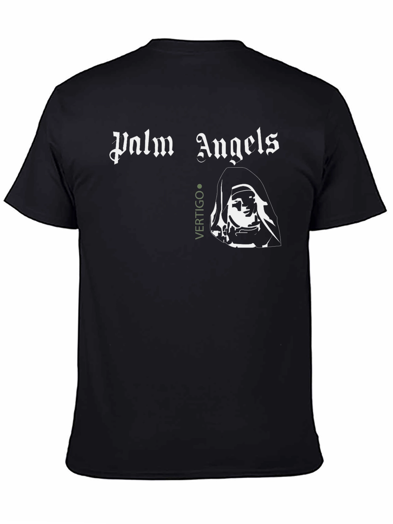 Palm Angels Vertigo Graphic Tee - Black
