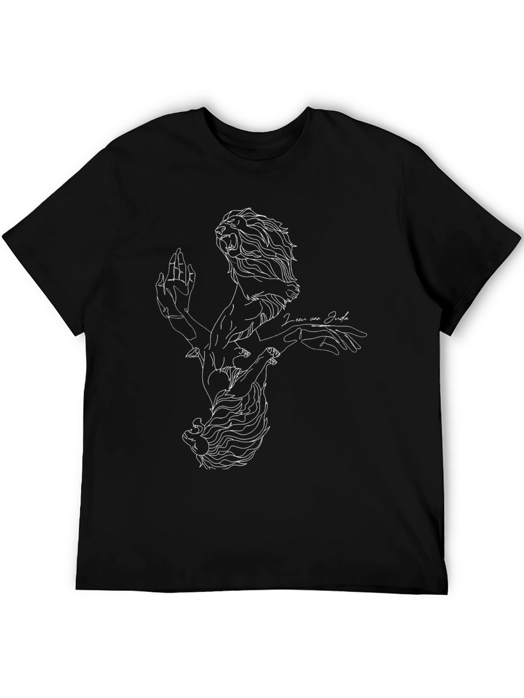 Lion of Judah Graphic Tee - Black
