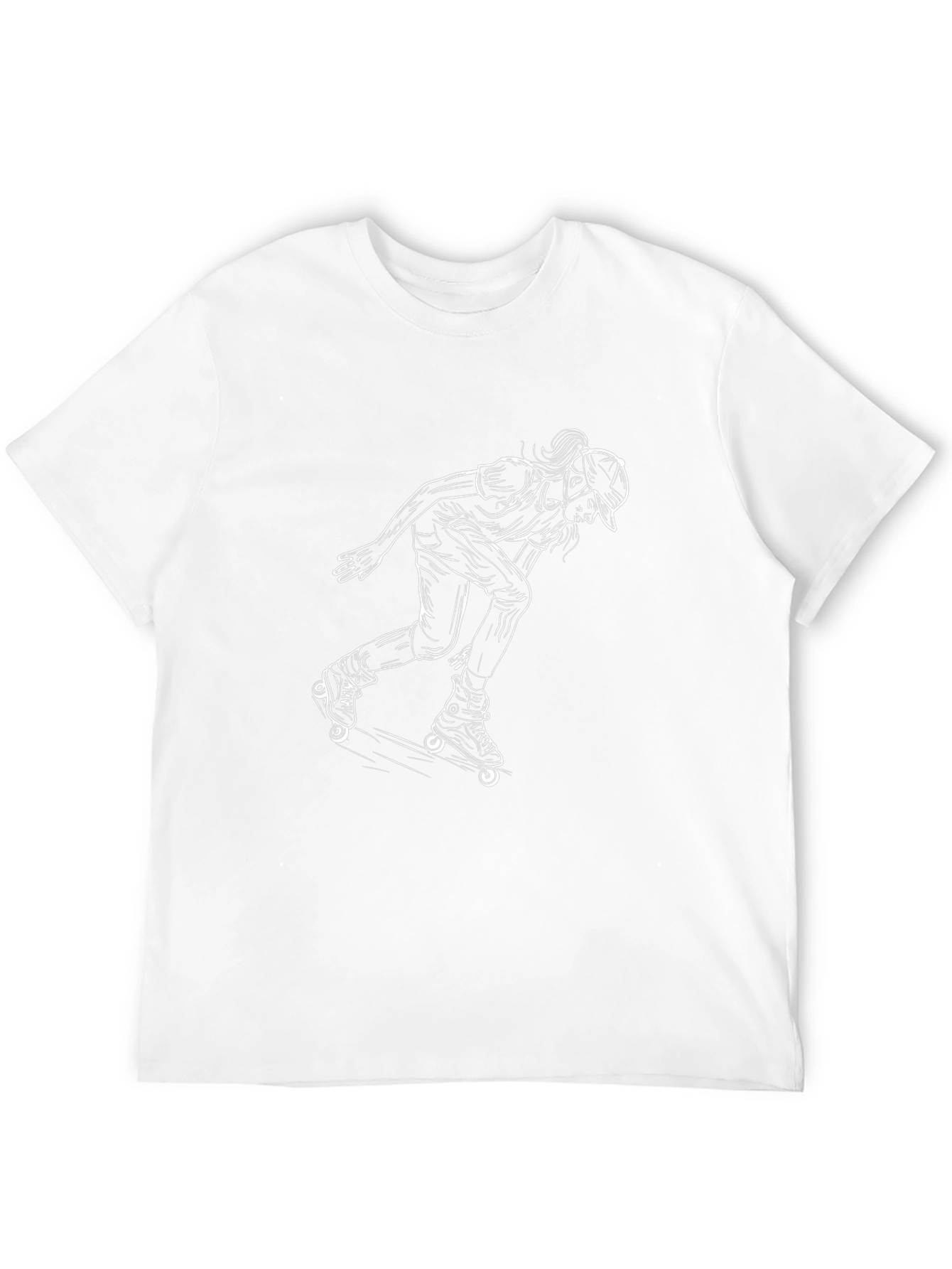Black Roller Skating Graphic Tee
