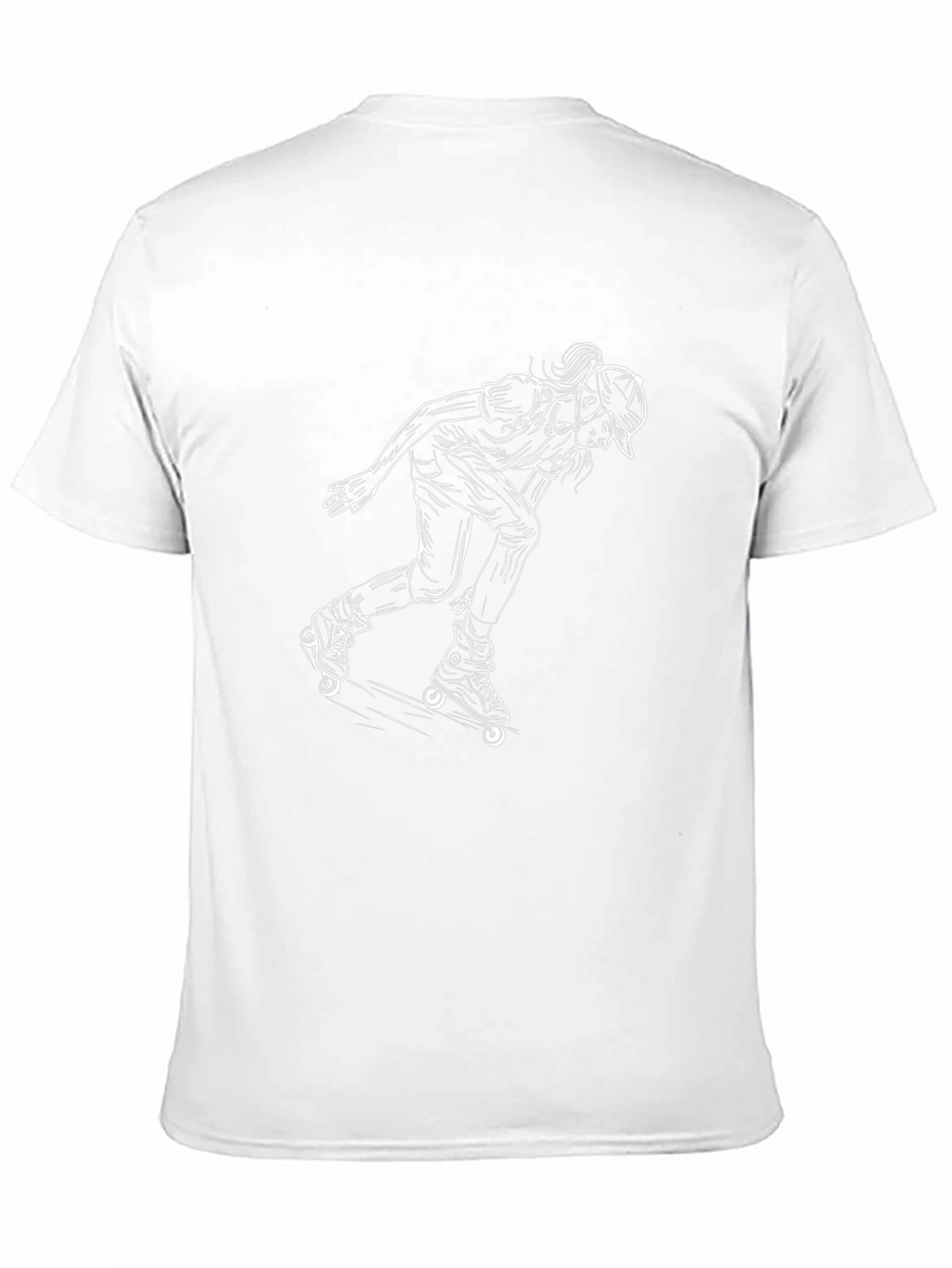 Black Roller Skating Graphic Tee