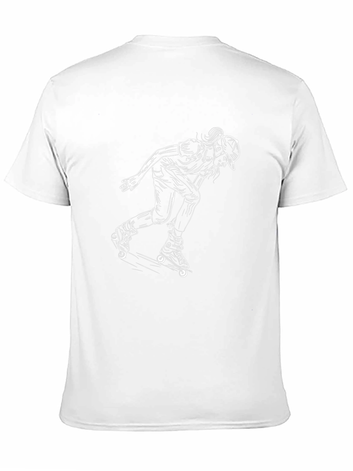 Black Roller Skating Graphic Tee