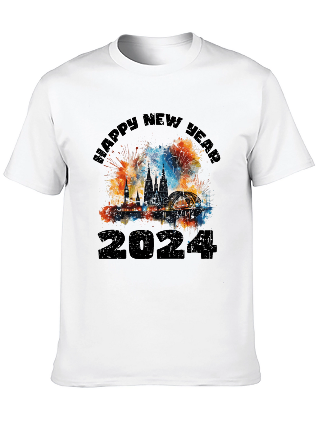 Happy New Year 2024 Graphic T-Shirt