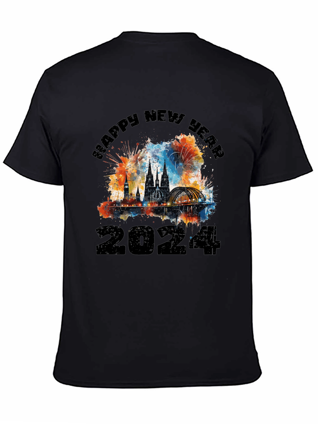 Happy New Year 2024 Graphic T-Shirt
