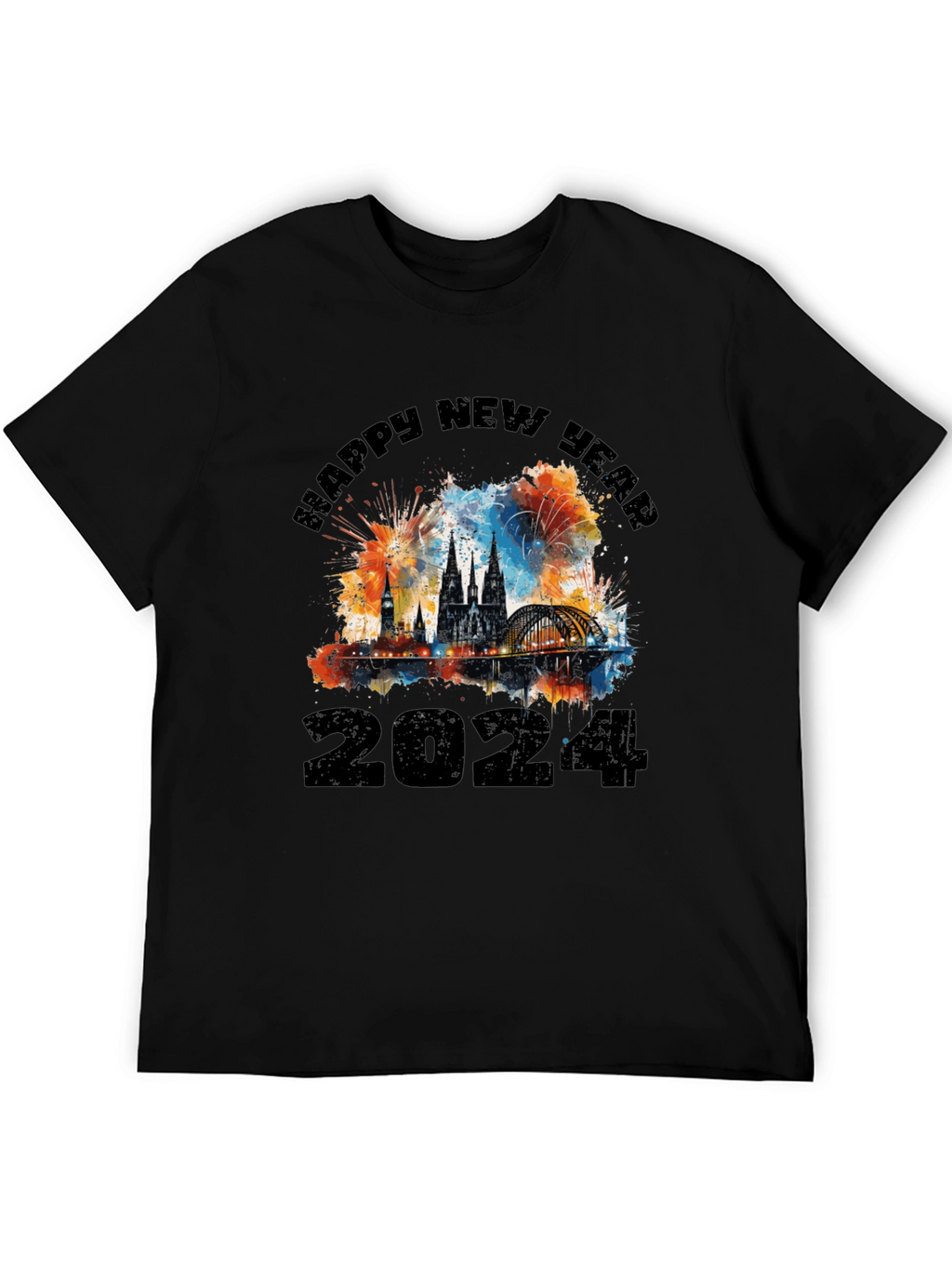 Happy New Year 2024 Graphic T-Shirt