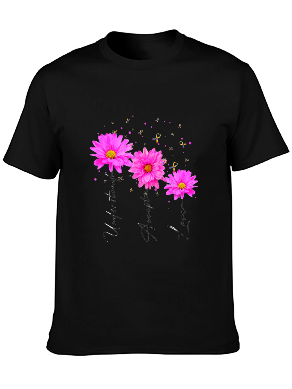 Hope Accept Love Flower T-Shirt