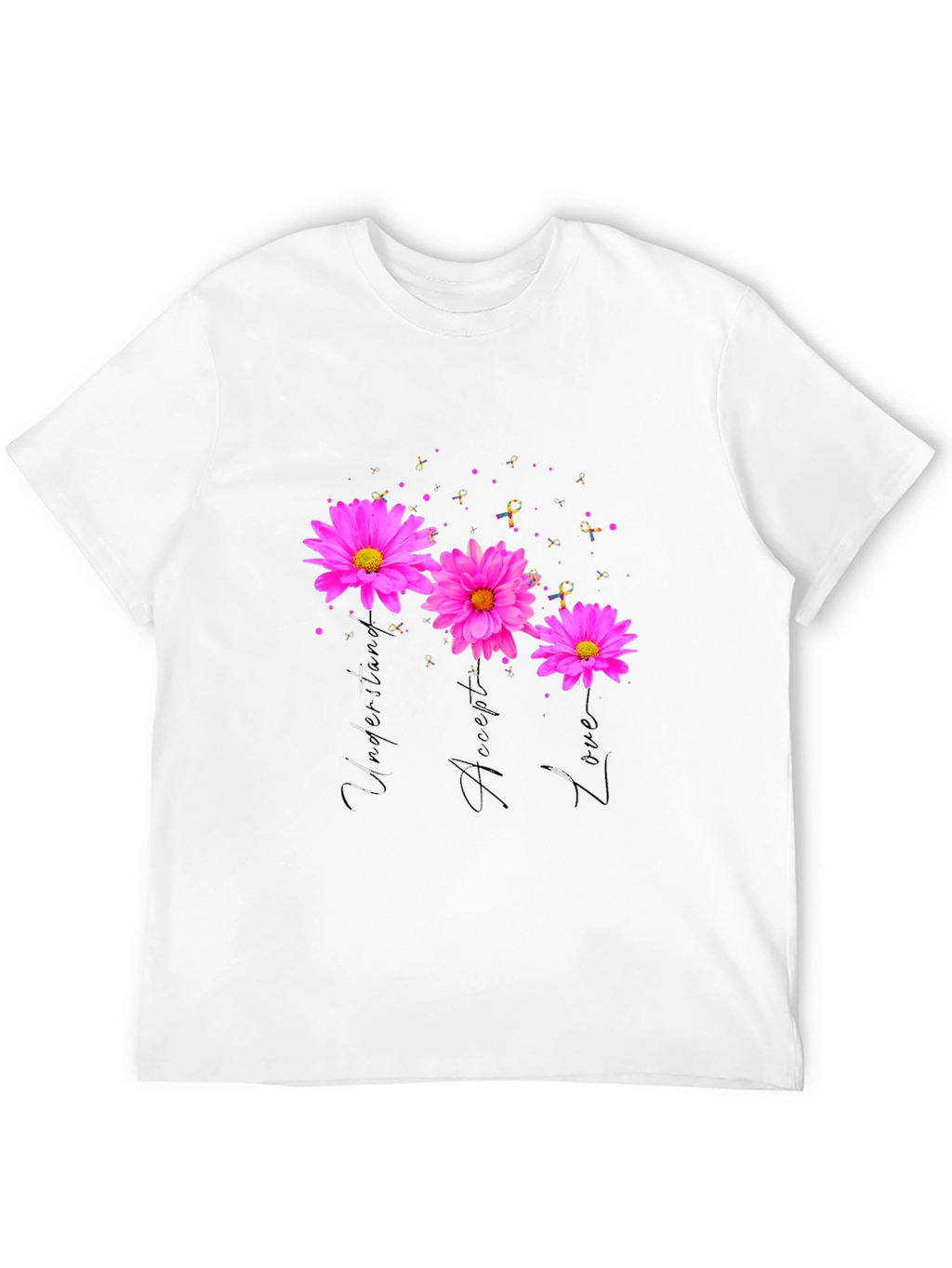 Hope Accept Love Flower T-Shirt