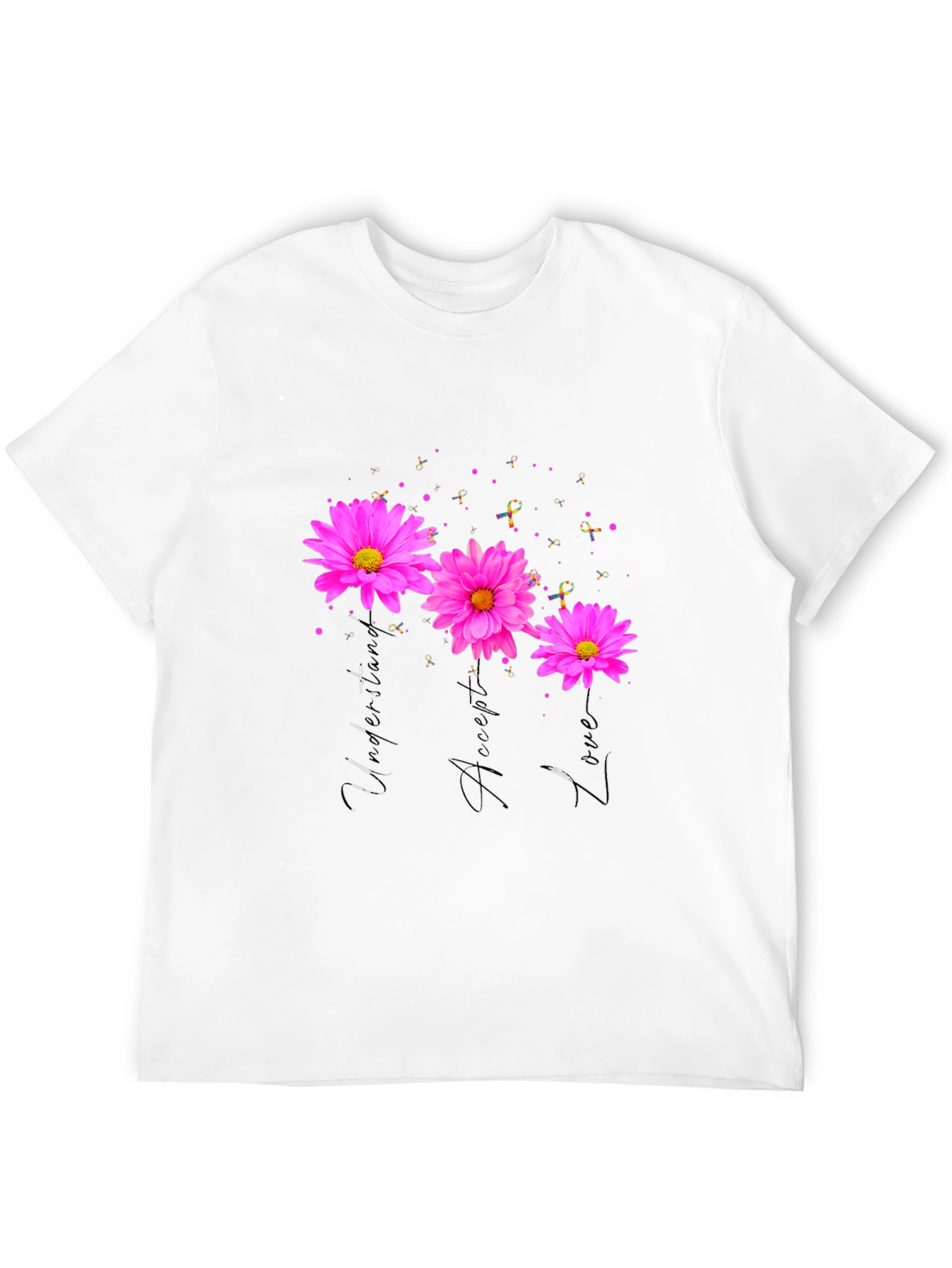 Hope Accept Love Flower T-Shirt