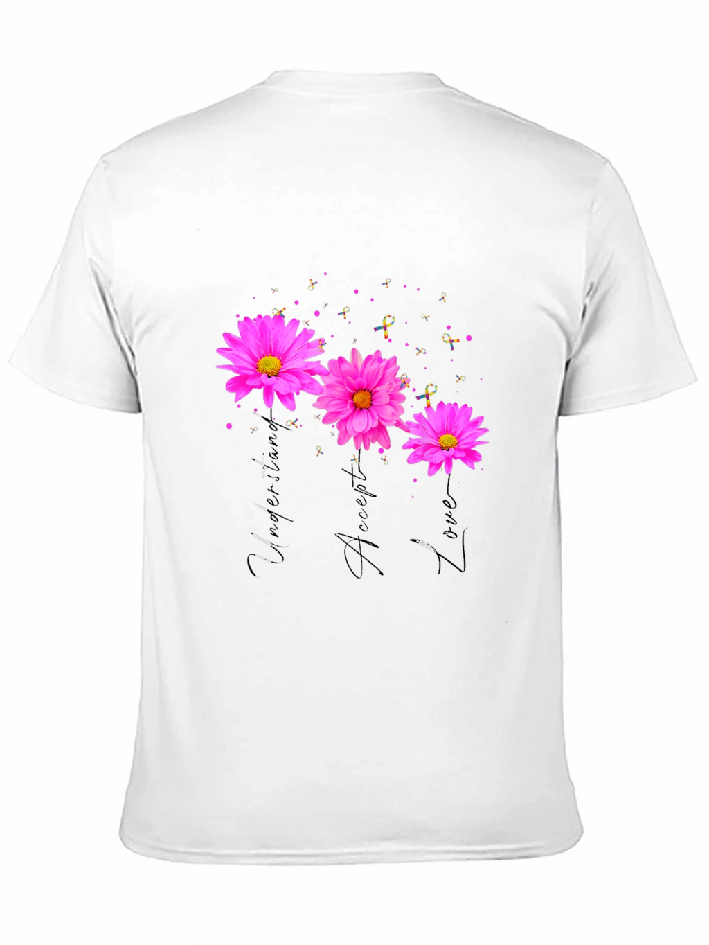 Hope Accept Love Flower T-Shirt
