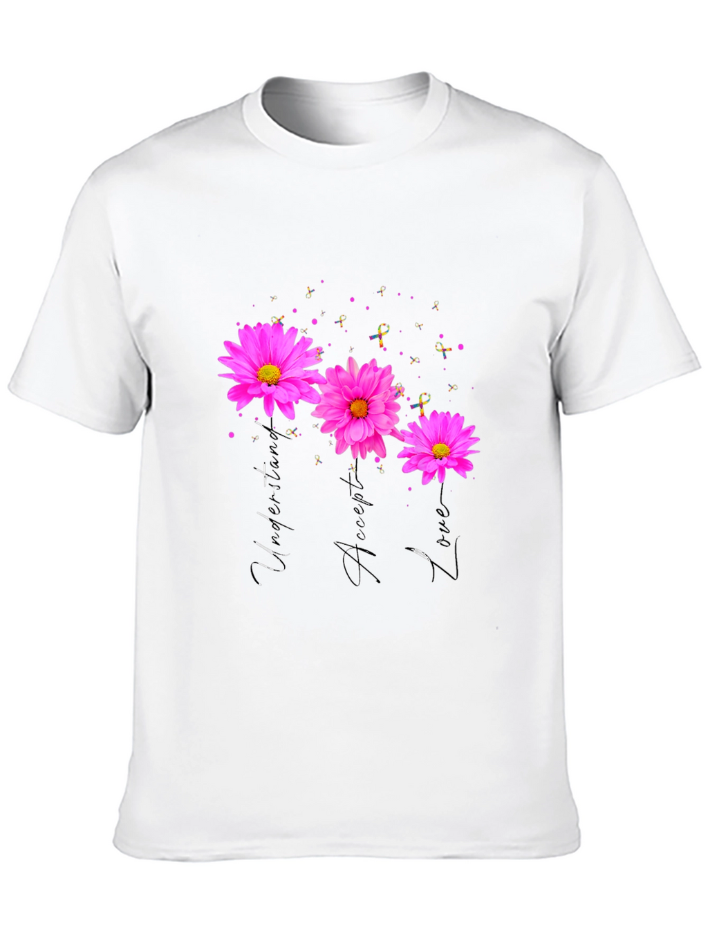 Hope Accept Love Flower T-Shirt
