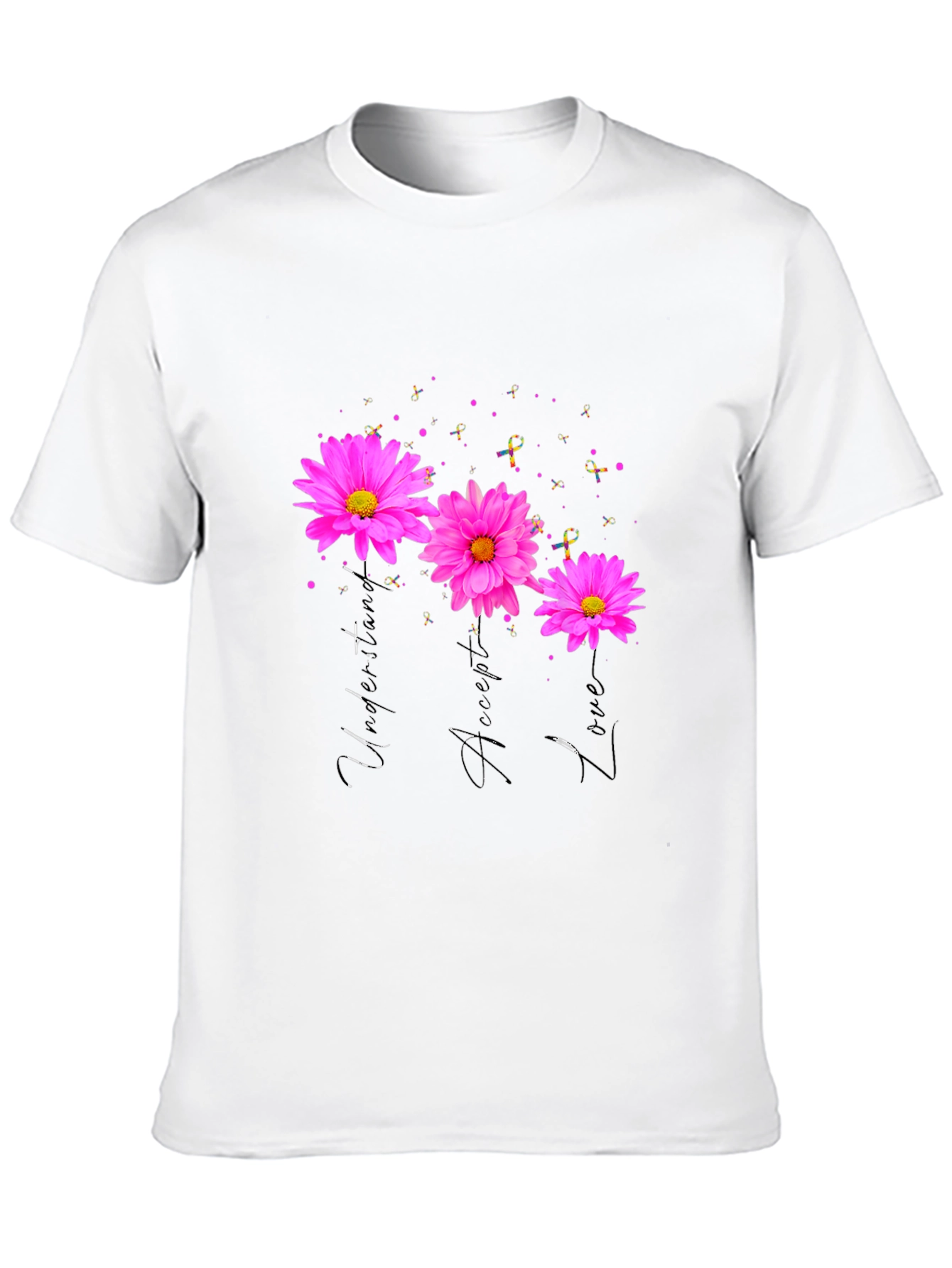 Hope Accept Love Flower T-Shirt