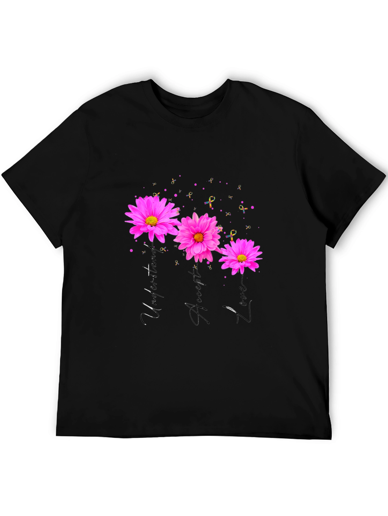 Hope Accept Love Flower T-Shirt