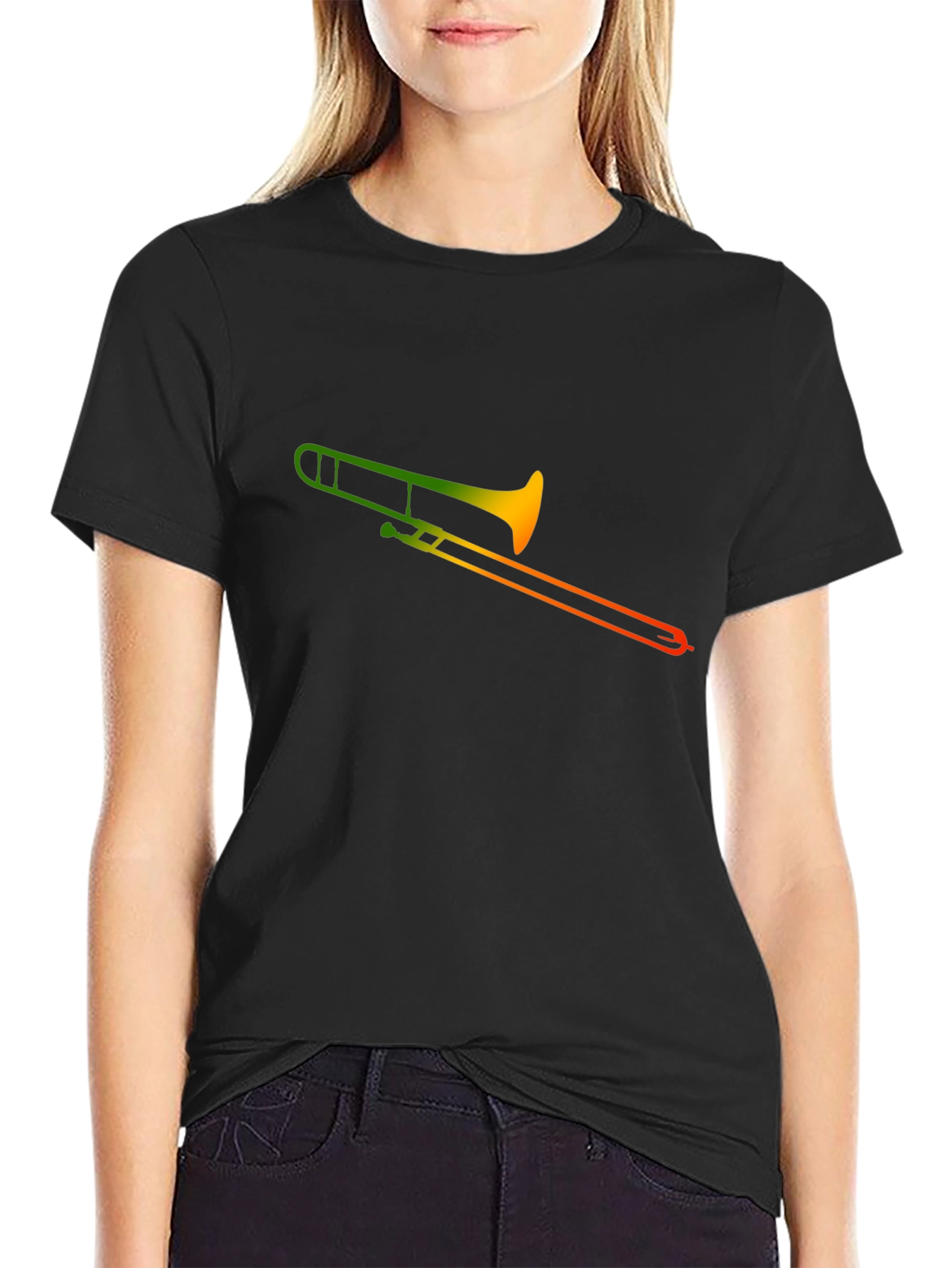 Trombone Gradient T-Shirt - Musicians Tee
