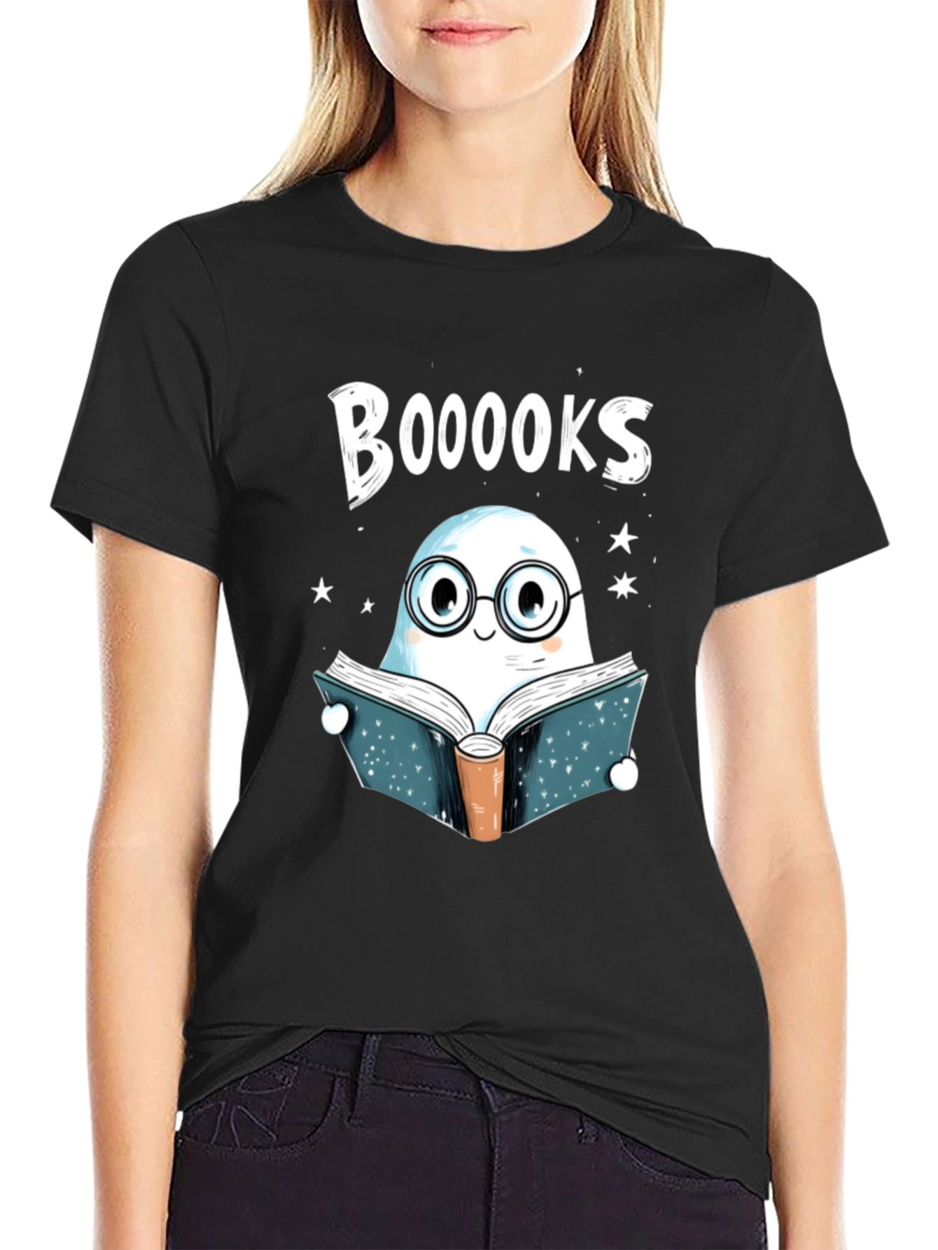 Boooks Ghost T-Shirt - Reader Apparel
