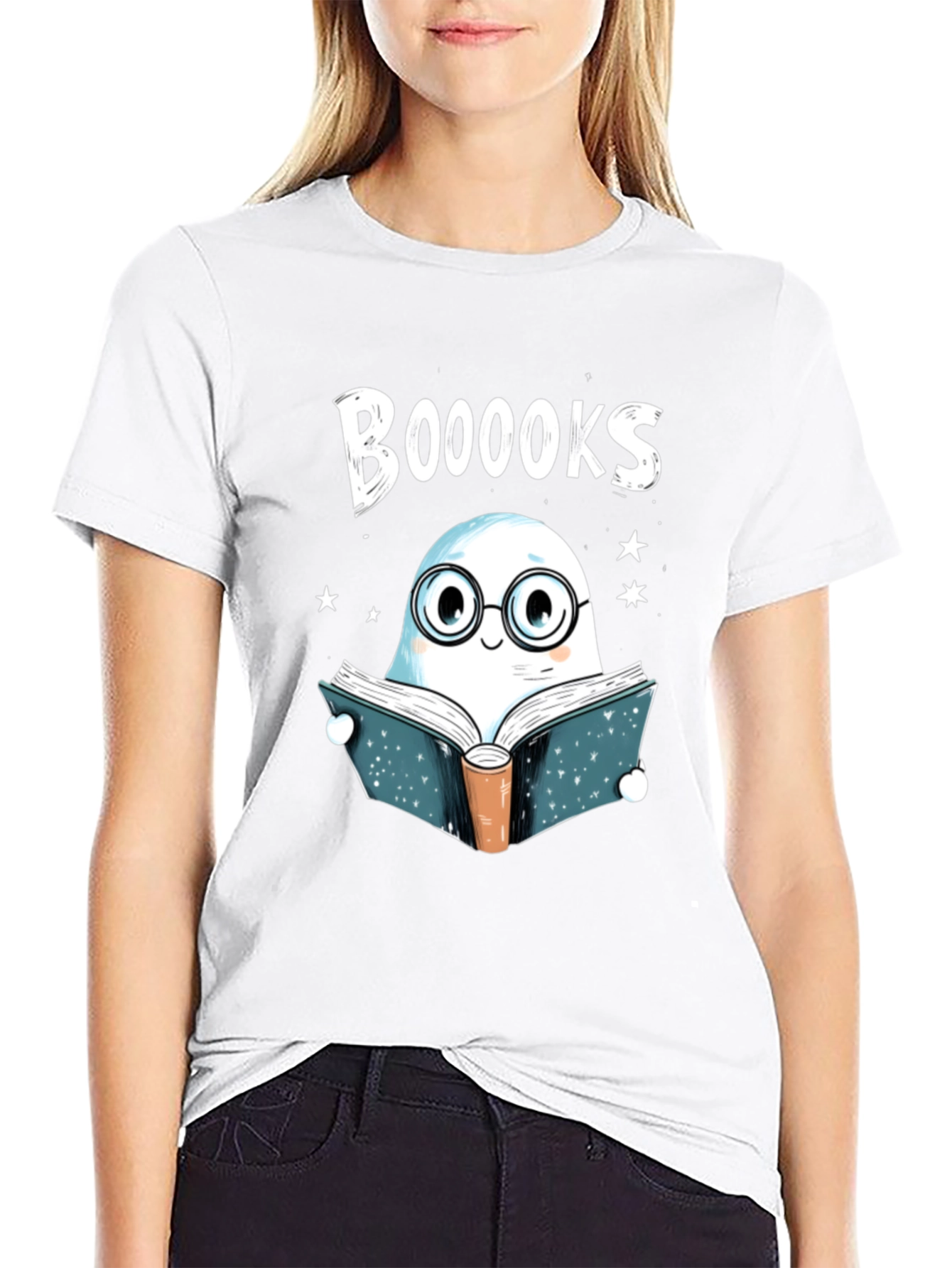 Boooks Ghost T-Shirt - Reader Apparel