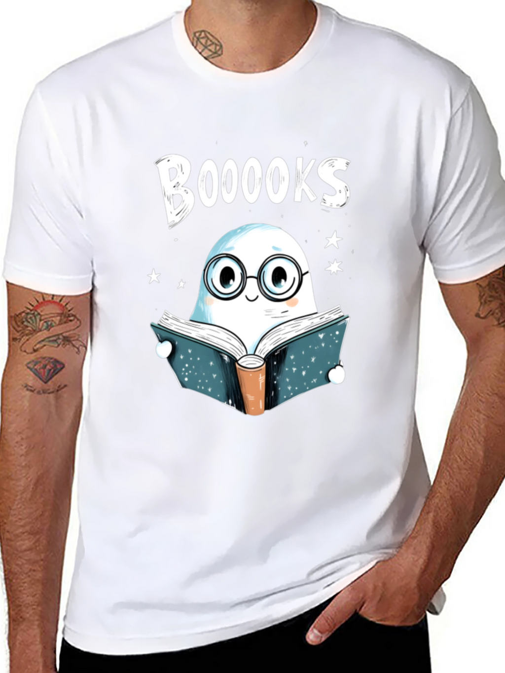 Boooks Ghost T-Shirt - Reader Apparel