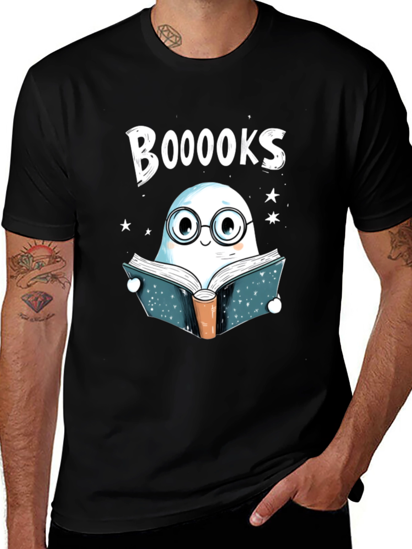 Boooks Ghost T-Shirt - Reader Apparel