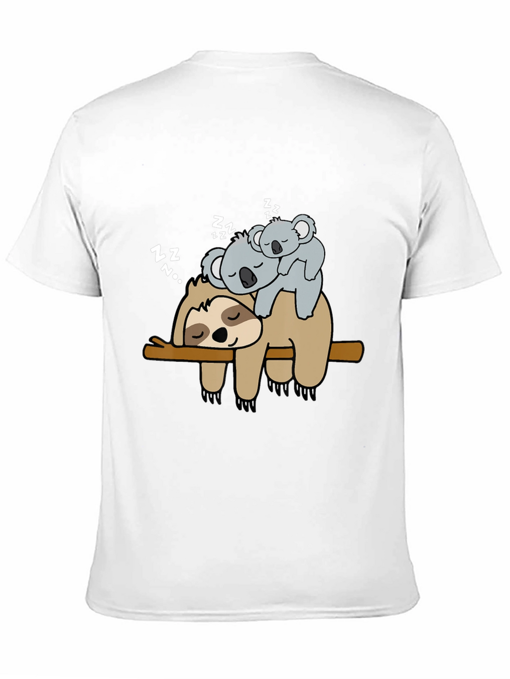 Sloth and Koala Nap T-Shirt - Cute Animal Tee