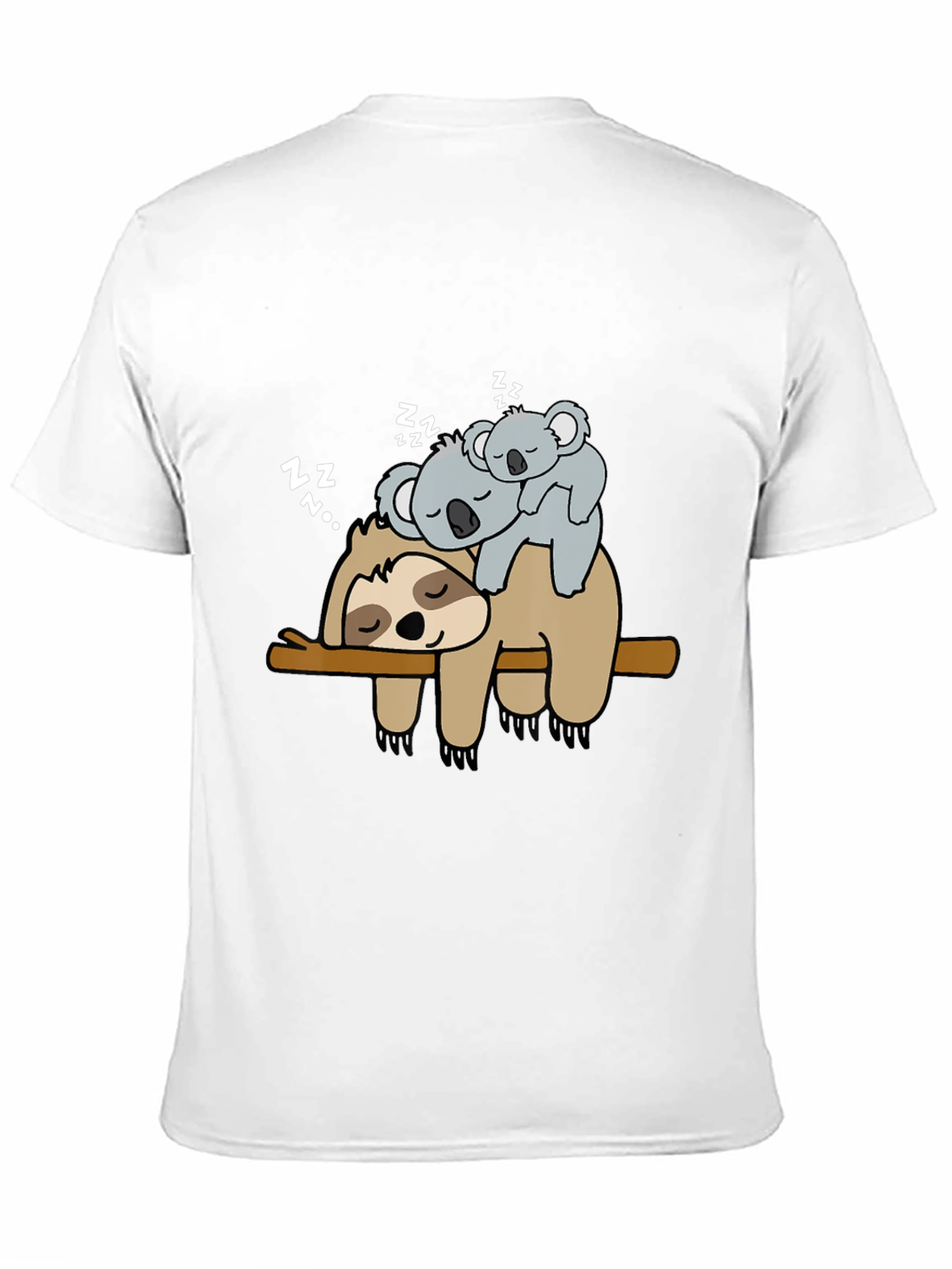 Sloth and Koala Nap T-Shirt - Cute Animal Tee