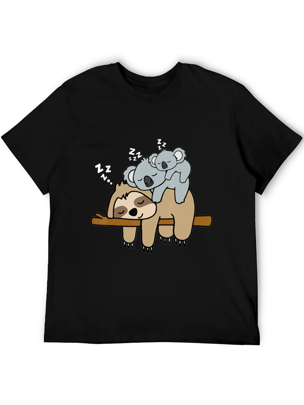 Sloth and Koala Nap T-Shirt - Cute Animal Tee