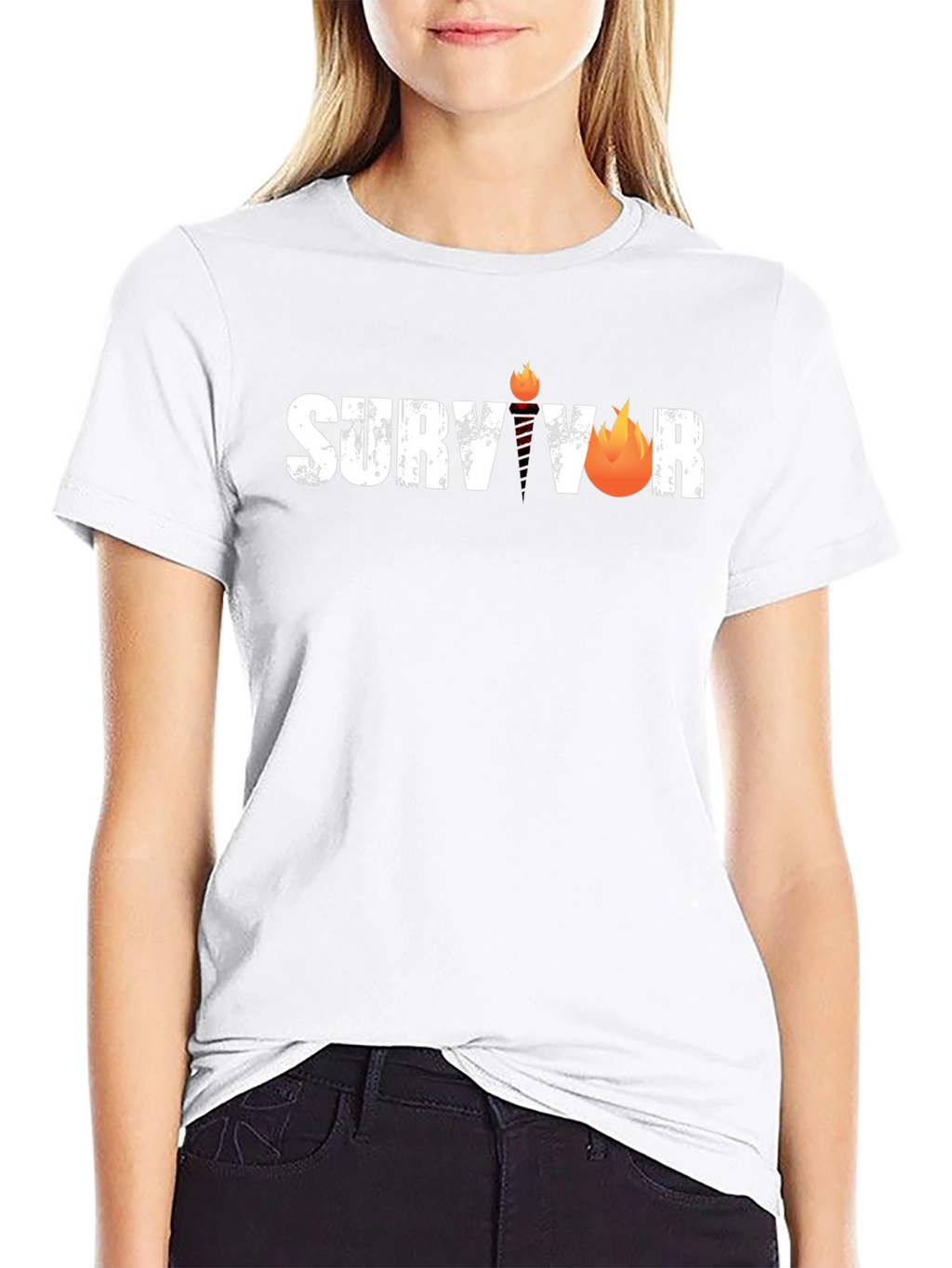 Survivor Graphic Tee - Torch Logo
