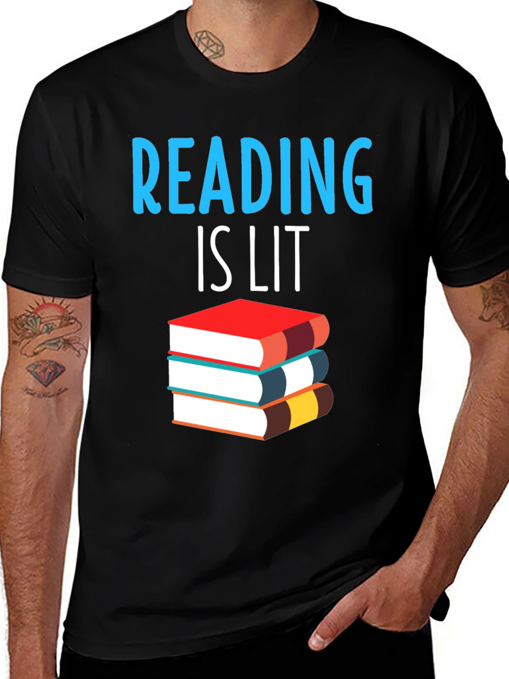 Reading Is Lit T-Shirt Book Lover Tee