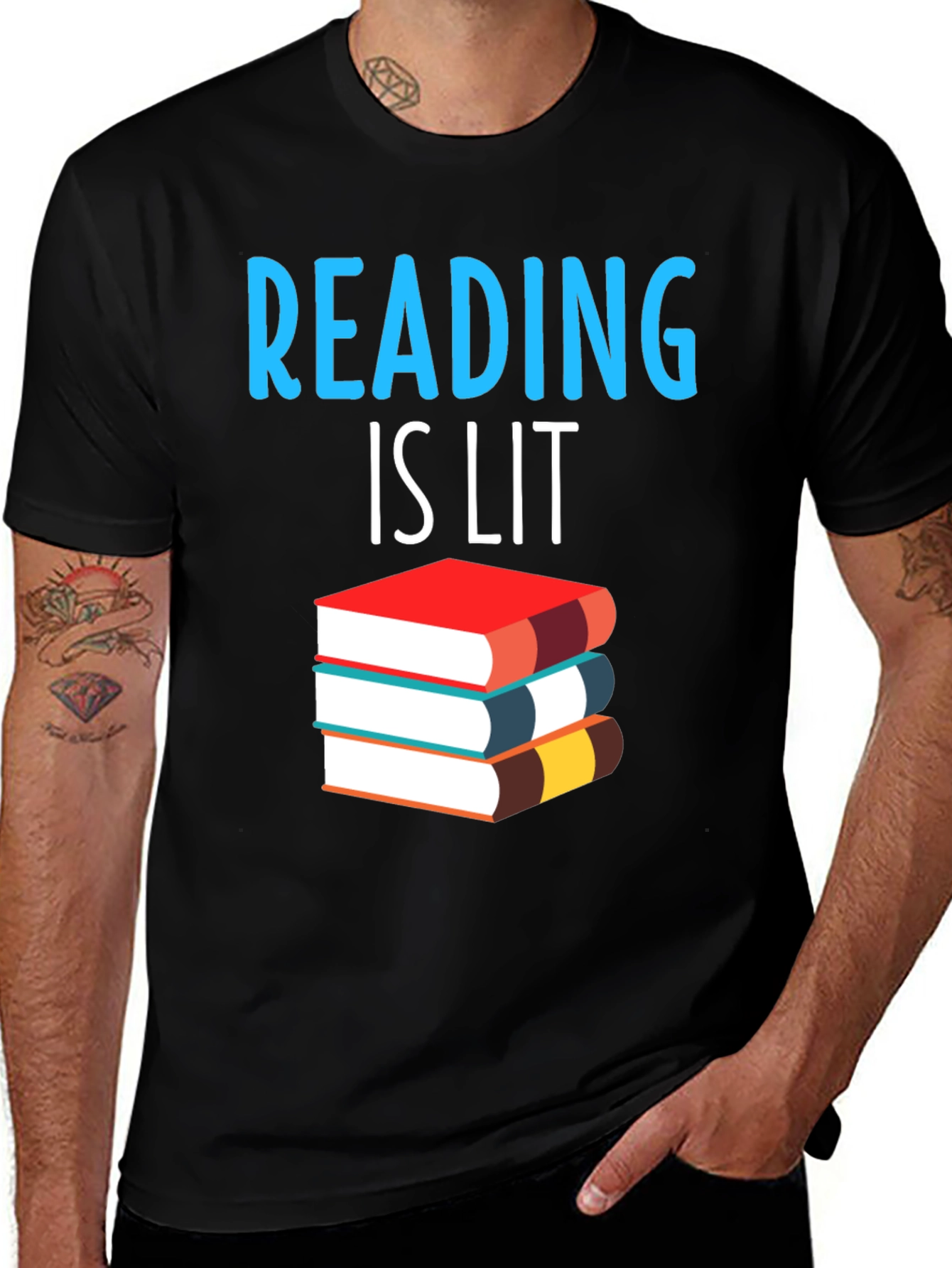 Reading Is Lit T-Shirt Book Lover Tee