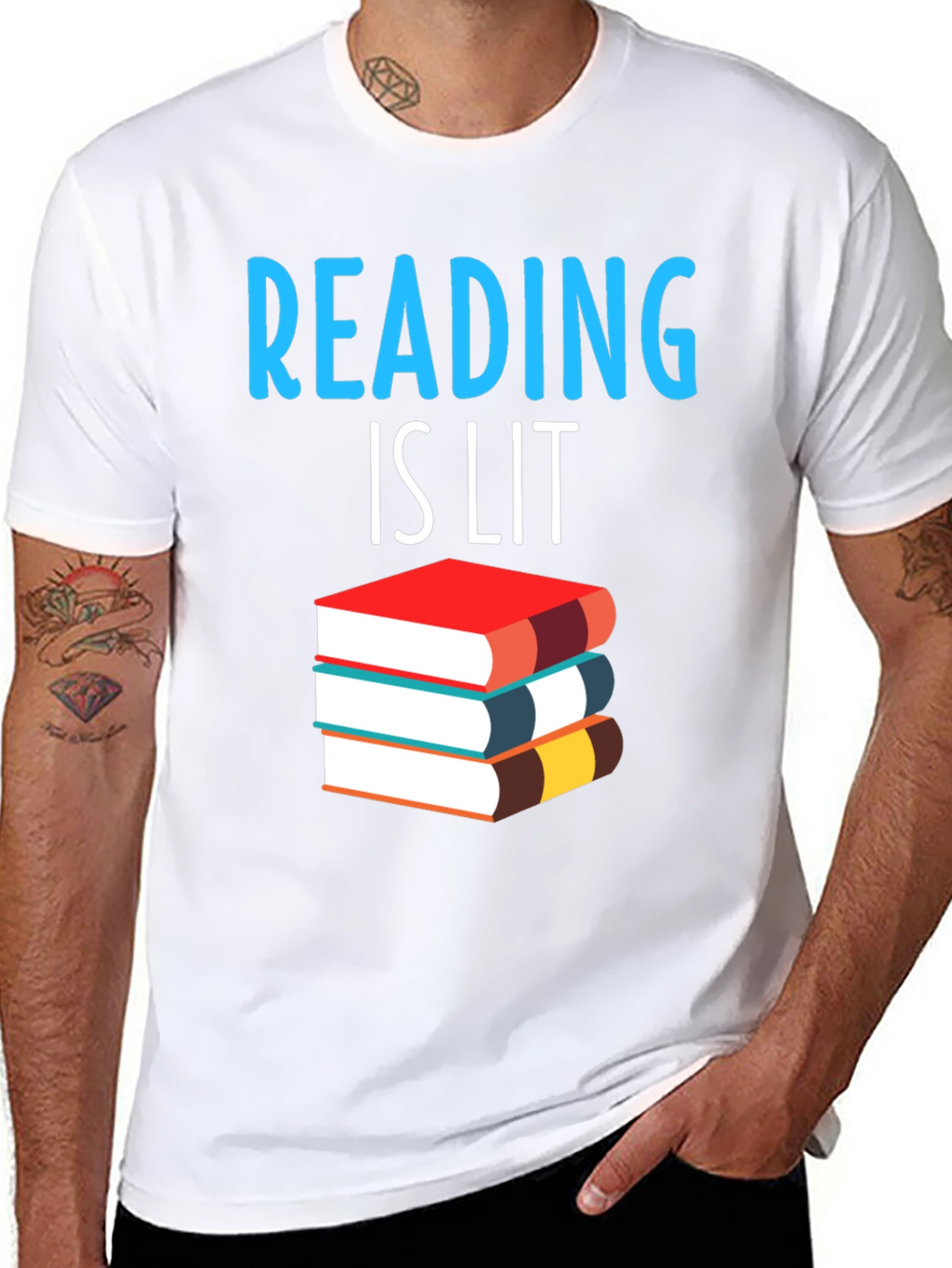 Reading Is Lit T-Shirt Book Lover Tee