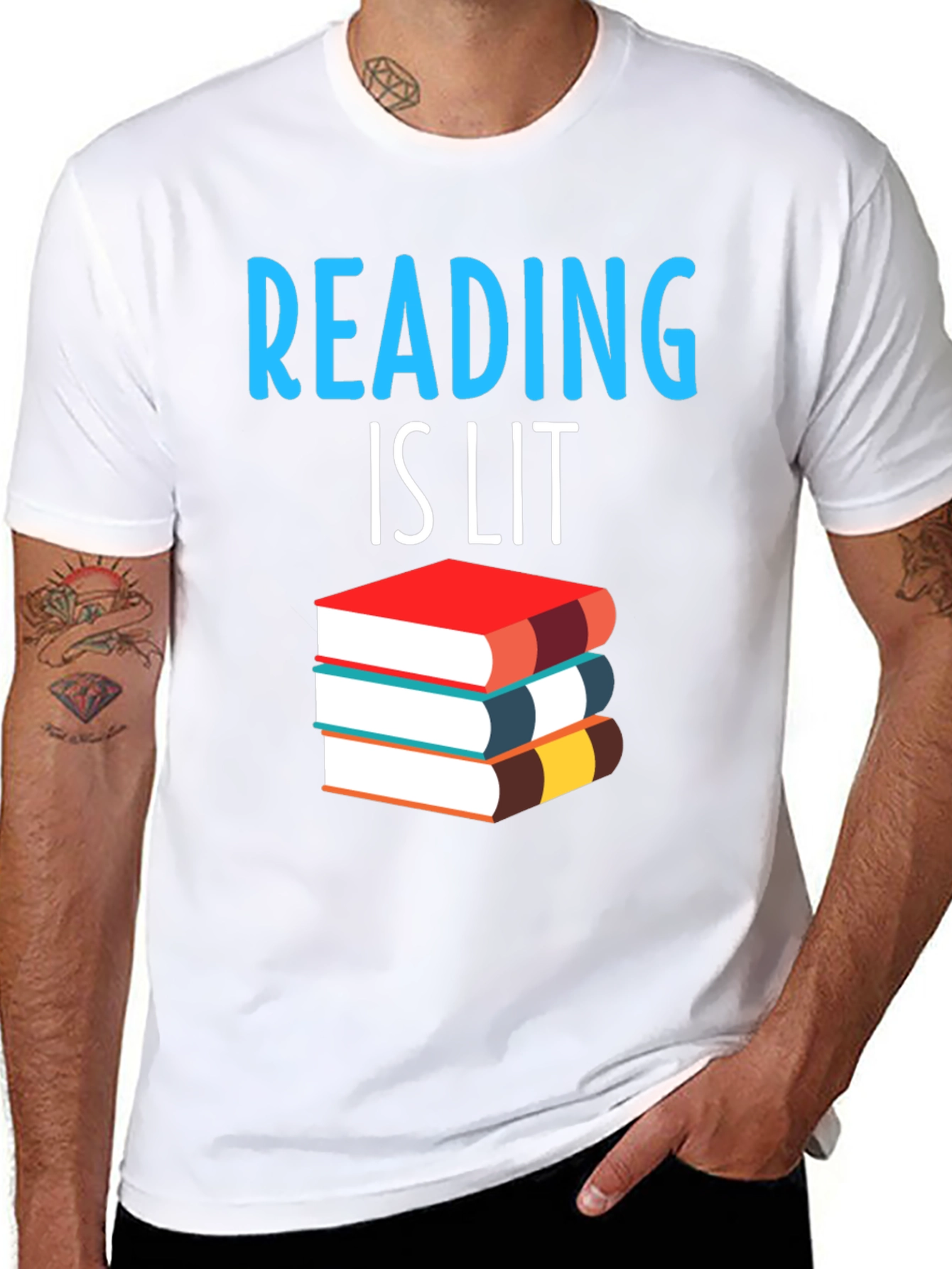 Reading Is Lit T-Shirt Book Lover Tee